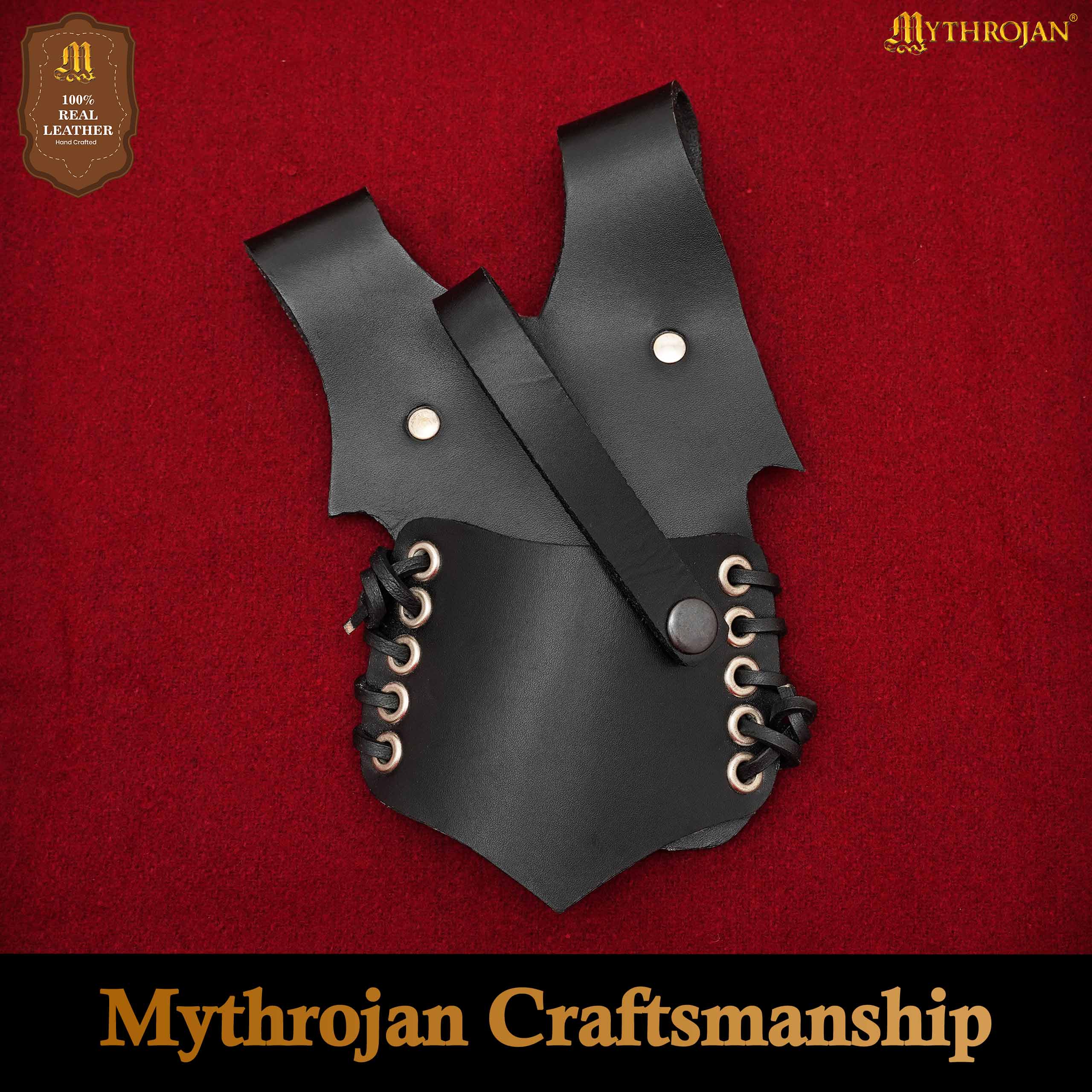 Imagen única de: Mythrojan Renacimiento Medieval Espada de Cuero Rana Espada Larp Disfraz Accesorio