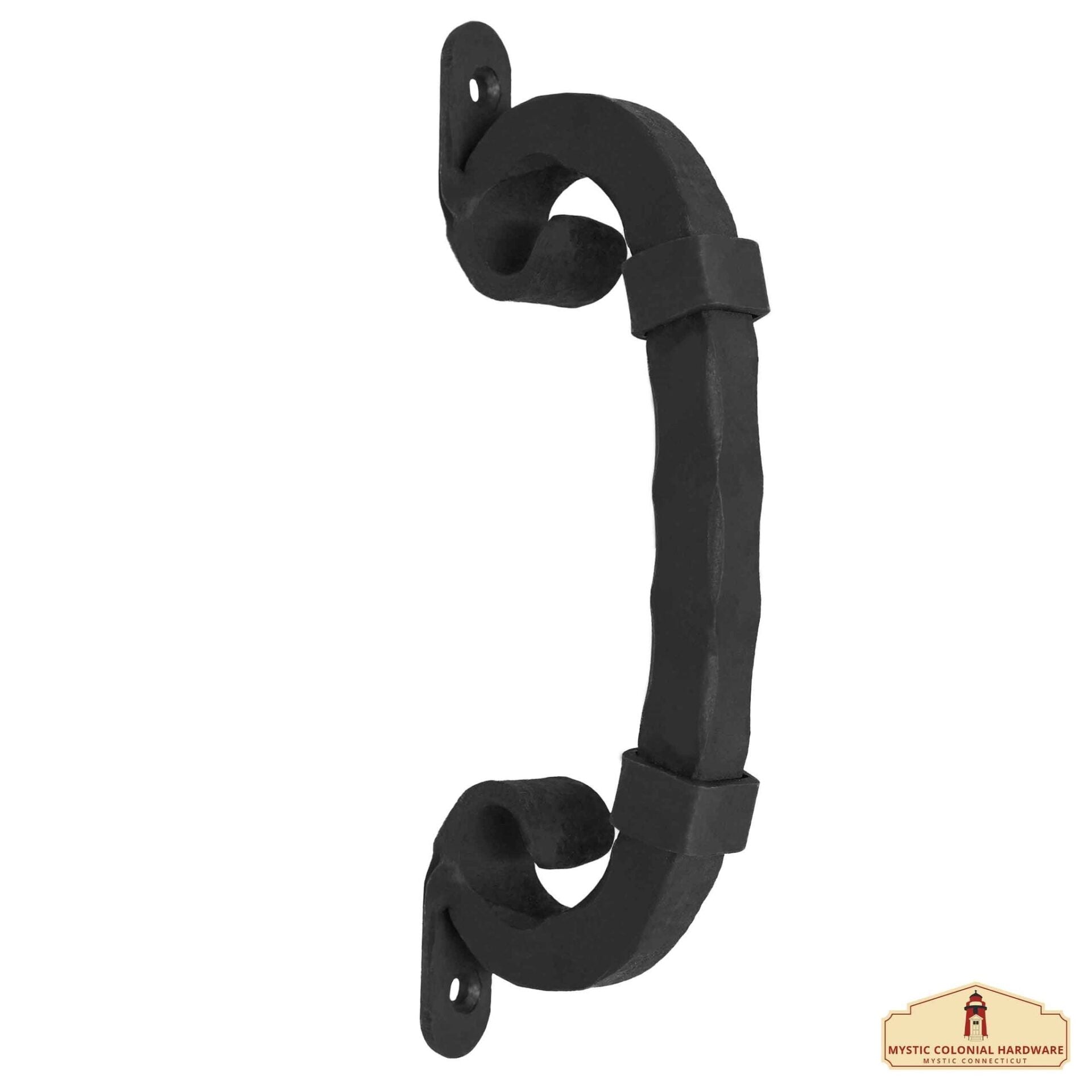 Imagen única de: Tirador de Puerta de Castillo de Estilo Medieval: Hierro Macizo Forjado a Mano