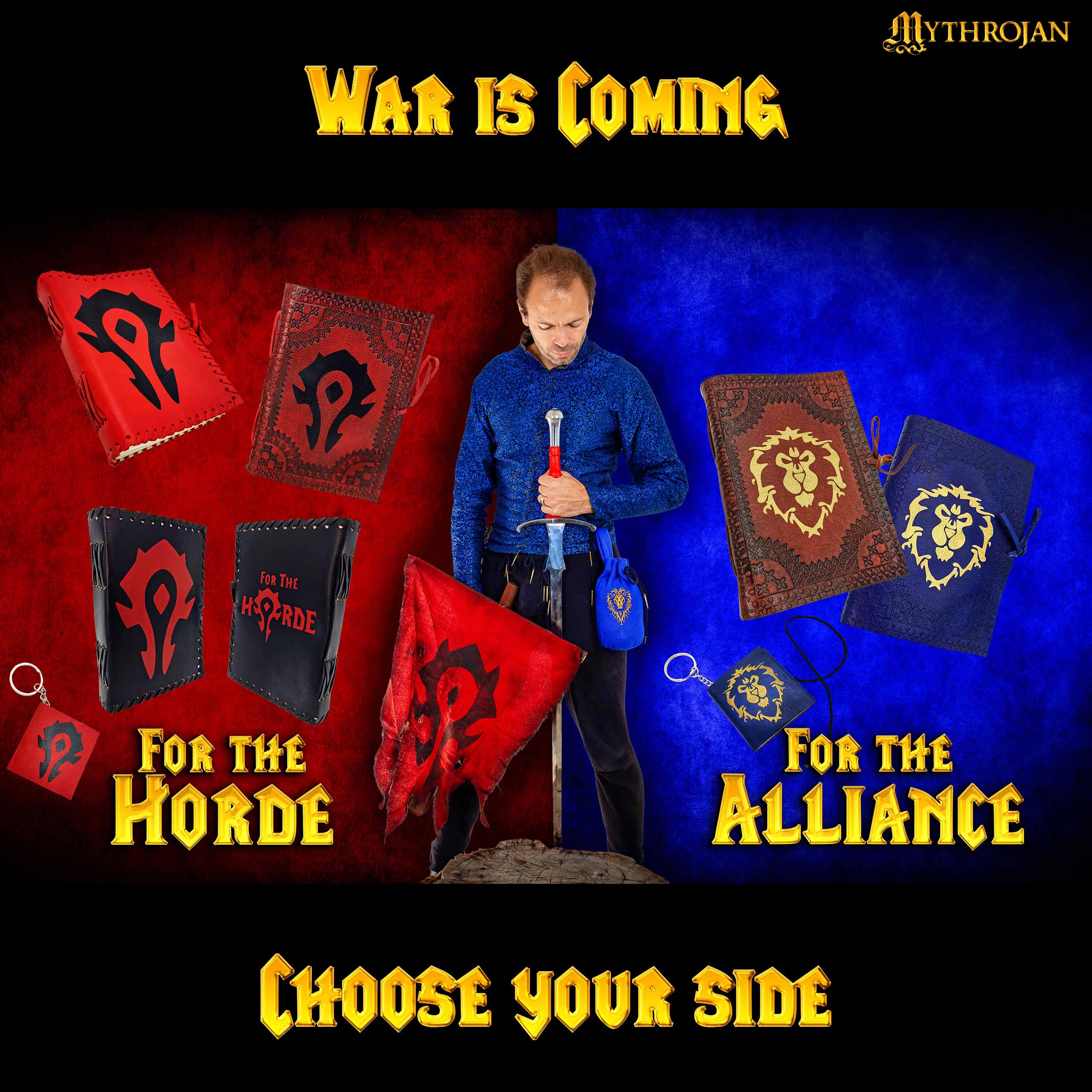 Imagen única de: Mythrojan para la Alianza Diario Warcraft Marrón 5x7 Pulgadas