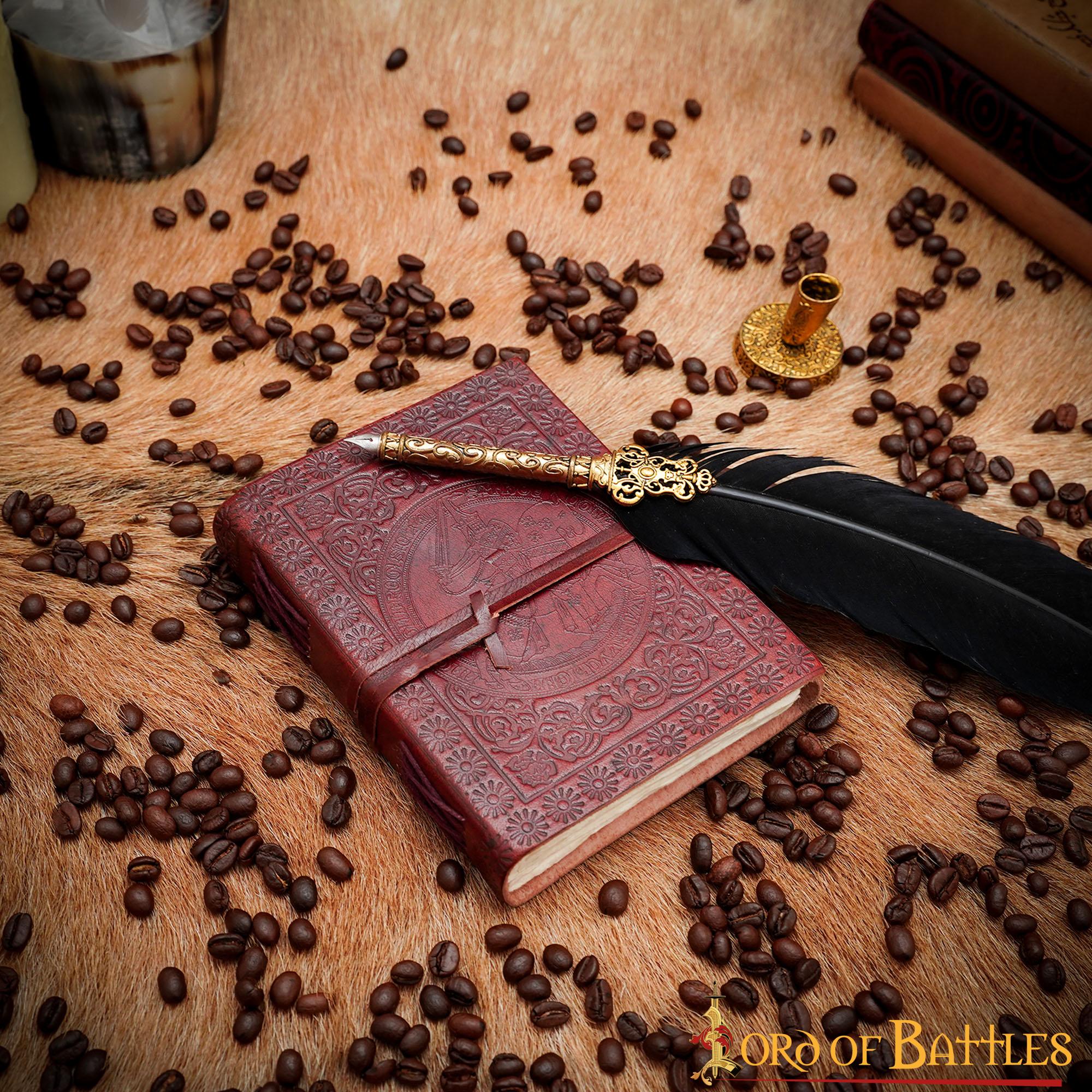 Imagen única de: Diario Medieval de Cuero Diario de Cuero Auténtico Hecho a Mano