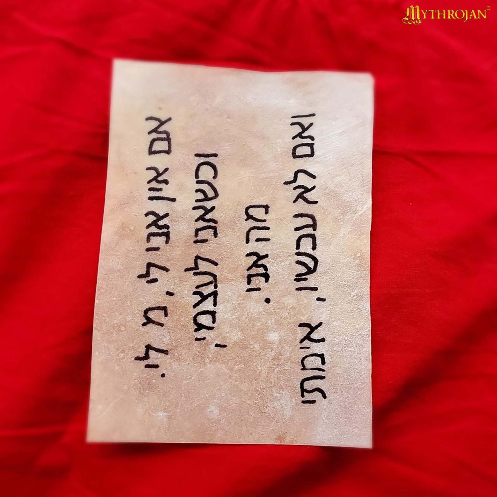 Imagen única de: Papel de Escritura Medieval - Pergamino Natural 5x7 Pulgadas | 1 Pc