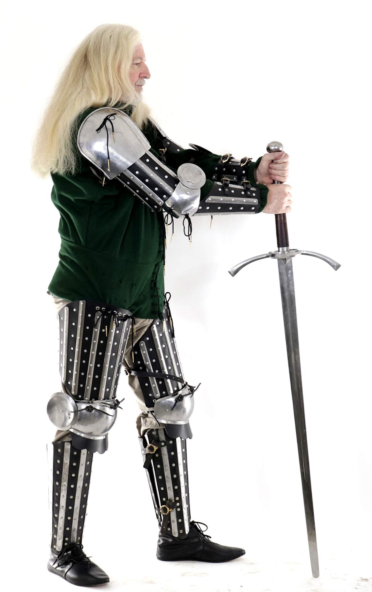 Imagen única de: Mythrojan Xiv Century Knight Classic Pauldrons, Calibre 16