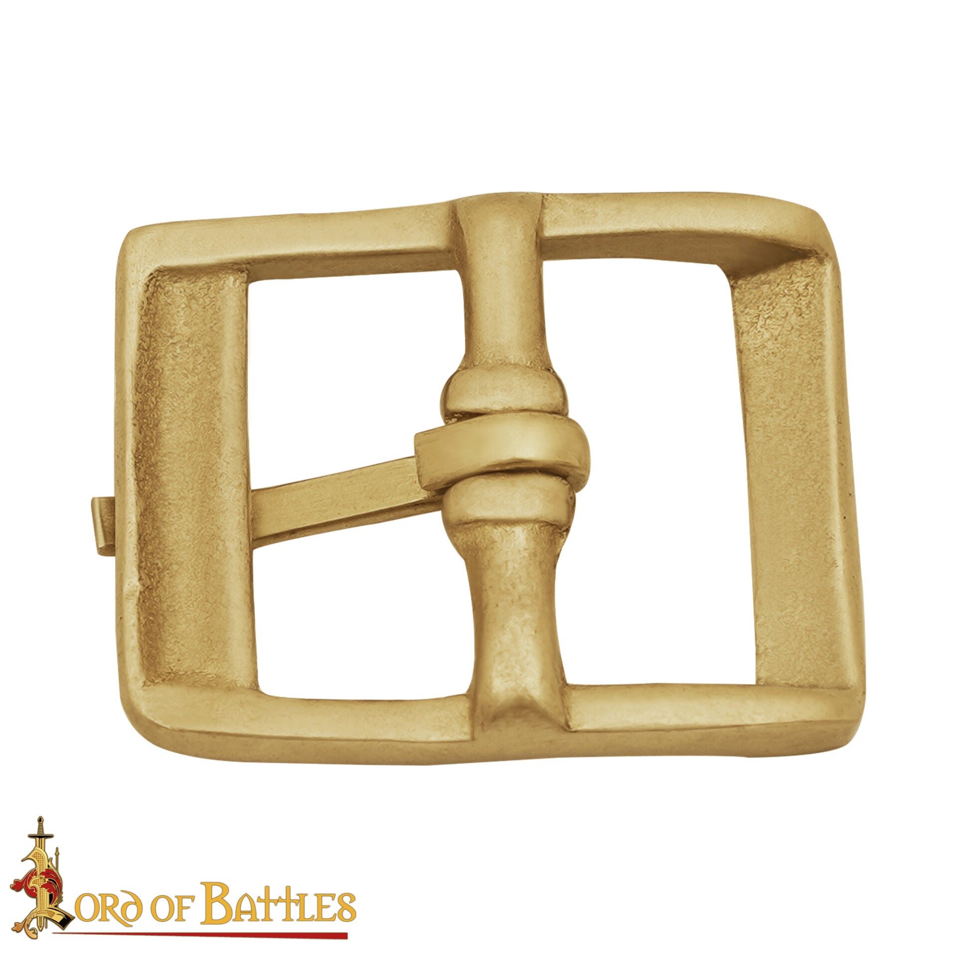 Imagen única de: Hebilla Medieval de Latón Macizo Pequeña