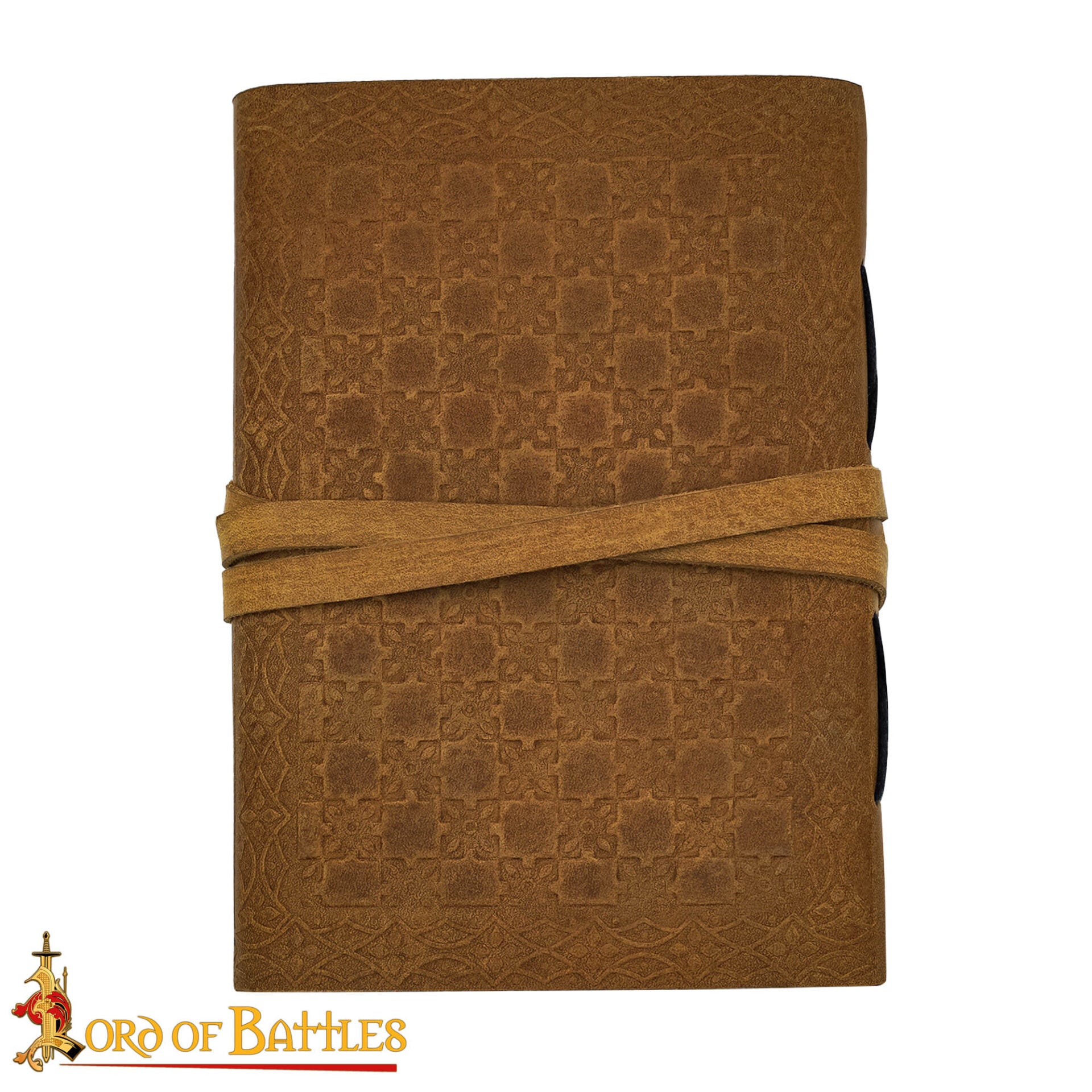 Imagen única de: Diario Medieval de Piel Auténtica Hecho a Mano