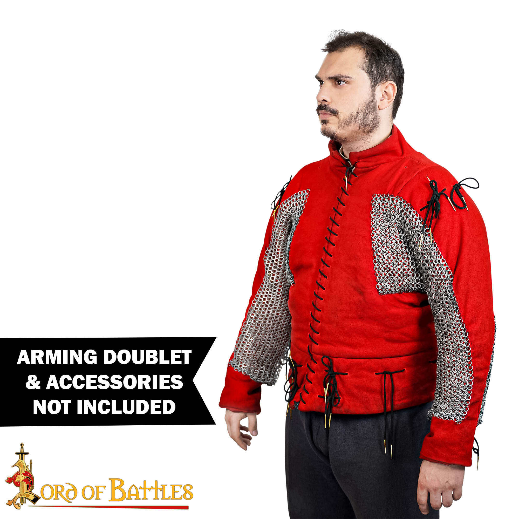 Imagen única de: Anillas de Cota de Malla - Anillo Redondo Remachado de 8 Mm - Calibre 18, Acero Dulce, Natural - Ideal para Larp, Cosplay y Reenactments