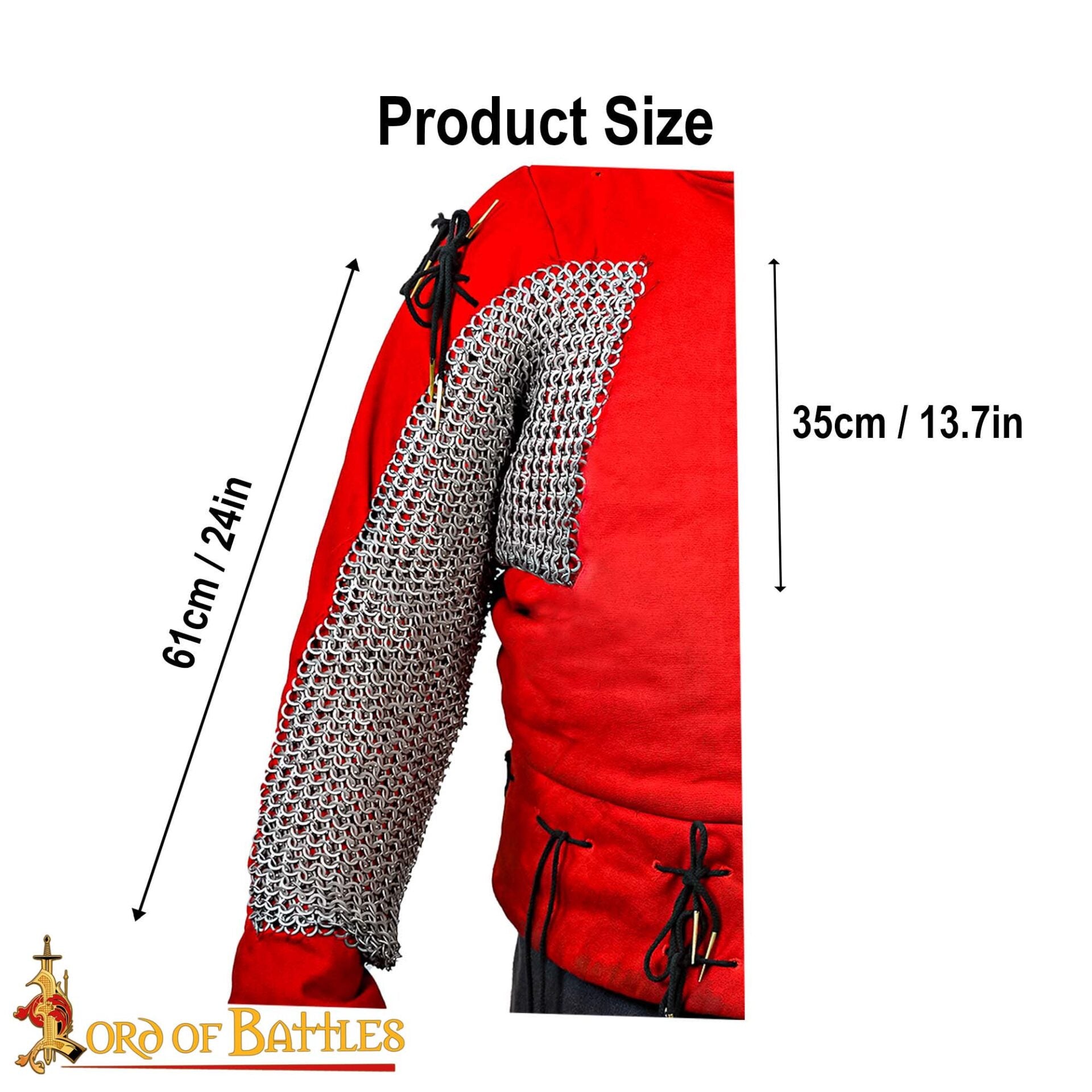 Imagen única de: Anillas de Cota de Malla - Anillo Redondo Remachado de 8 Mm - Calibre 18, Acero Dulce, Natural - Ideal para Larp, Cosplay y Reenactments