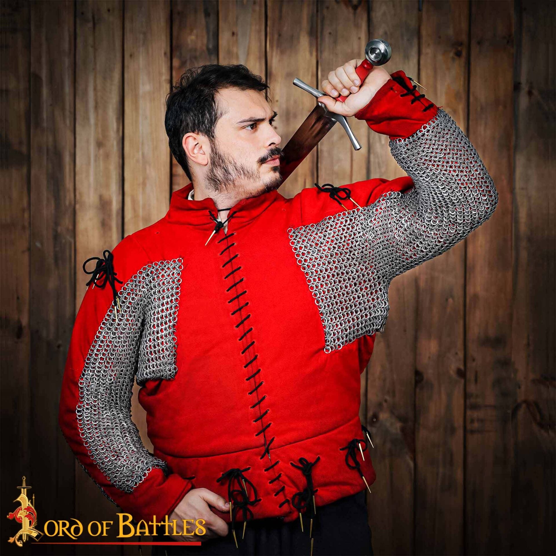 Imagen única de: Anillas de Cota de Malla - Anillo Redondo Remachado de 8 Mm - Calibre 18, Acero Dulce, Natural - Ideal para Larp, Cosplay y Reenactments