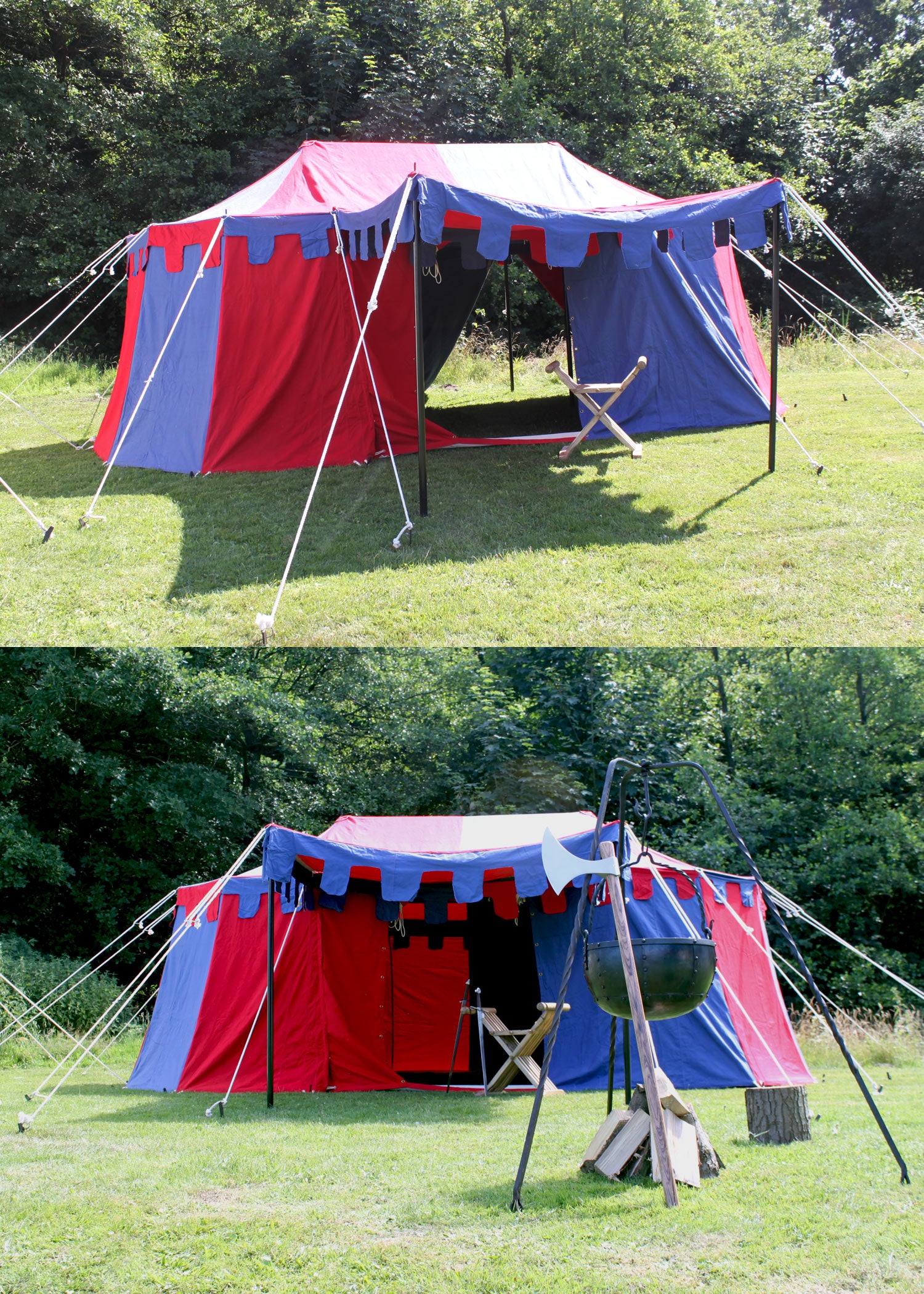 Imagen única de: Tienda De Campaña Para Caballeros Borgoña, 3 X 5 M, 425 G/m²