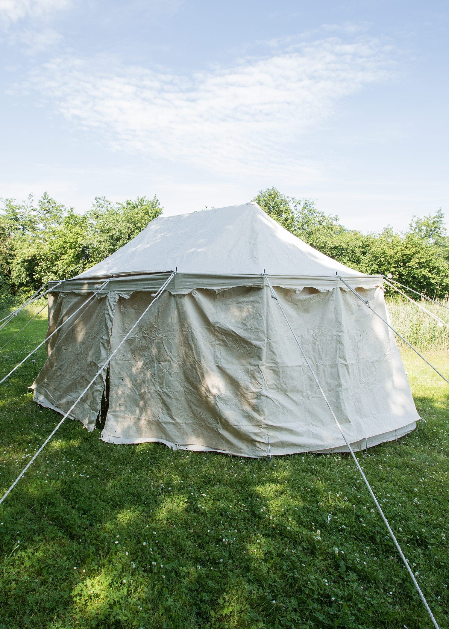 Imagen única de: Tienda De Campaña Para Caballero Burdeos, 4 X 6 M, 425 G/m², Color Natural