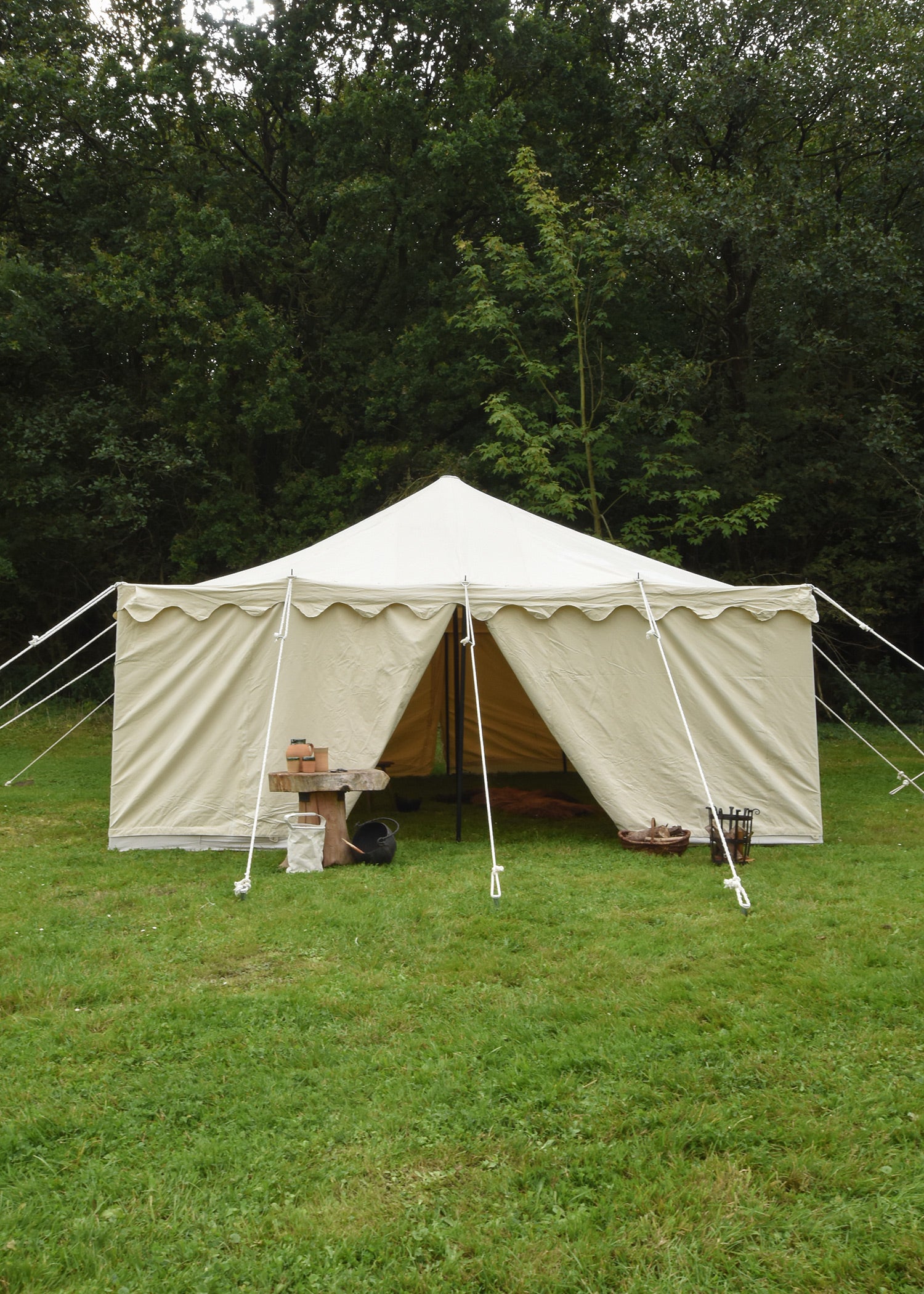 Imagen única de: Tienda De Campaña Para Caballero Herold, 6 X 6 M, 425 G/m², Color Natural