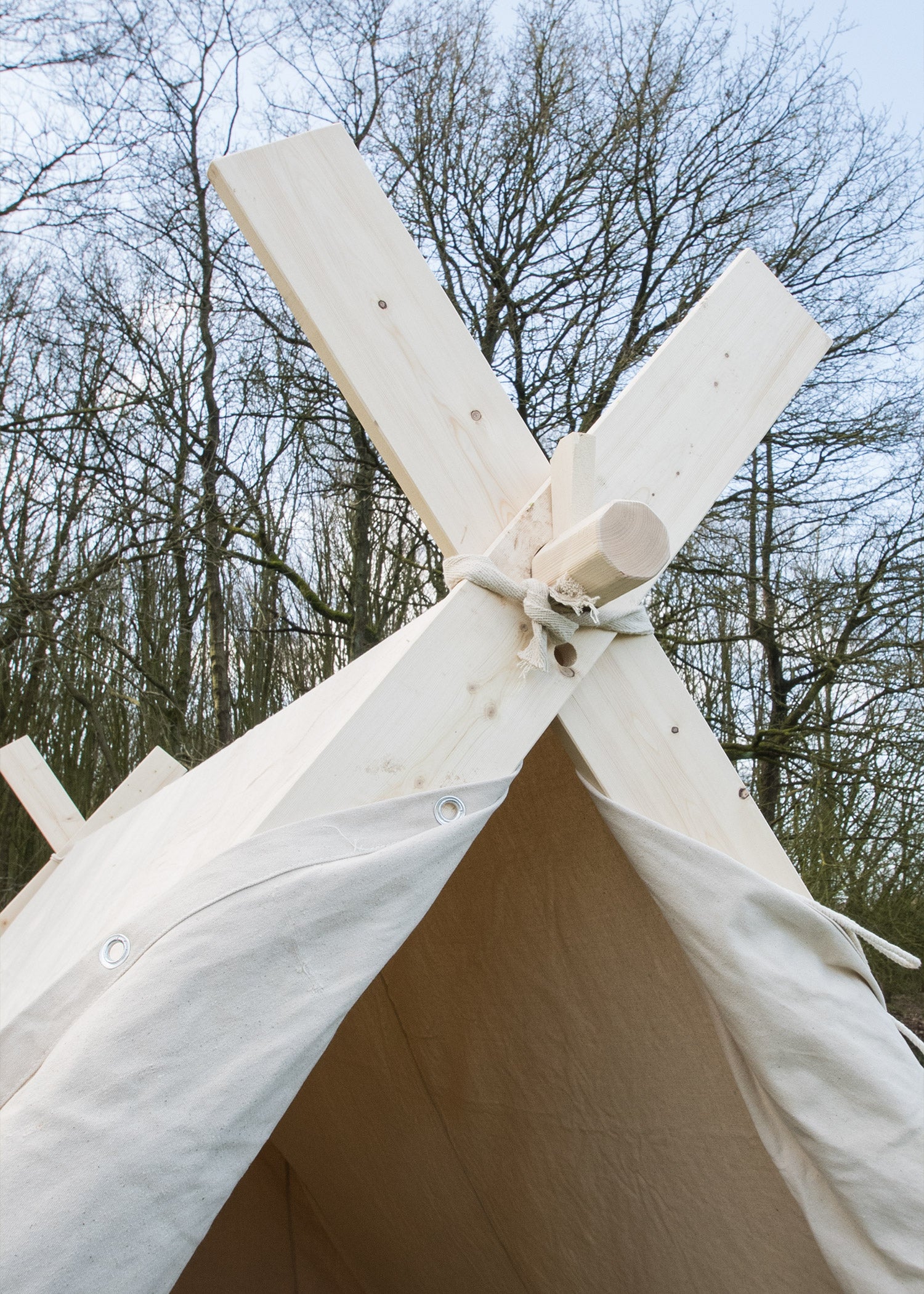 Imagen única de: Tienda Vikinga, 3 X 2,7 X 2 M, 350 G/m², Color Natural