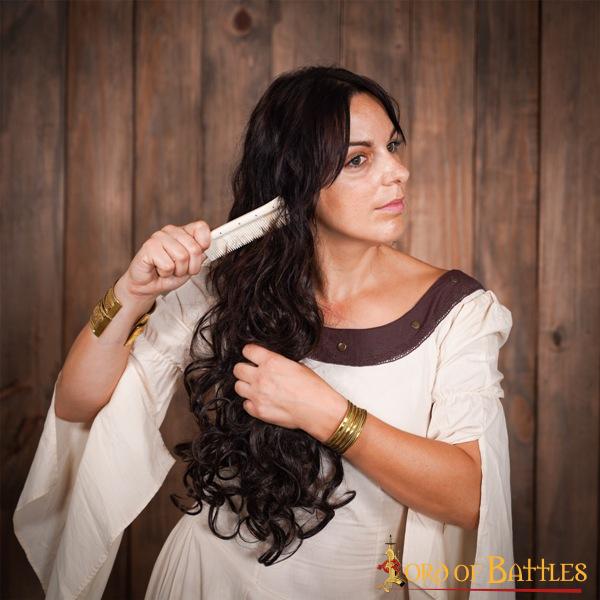 Imagen única de: Peine Medieval de Hueso Auténtico Accesorio Artesanal de Hueso Auténtico