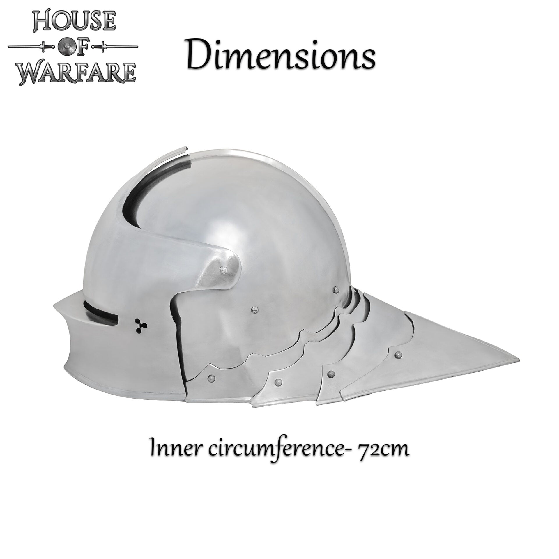 Imagen única de: Casco Medieval Alemán Sallet