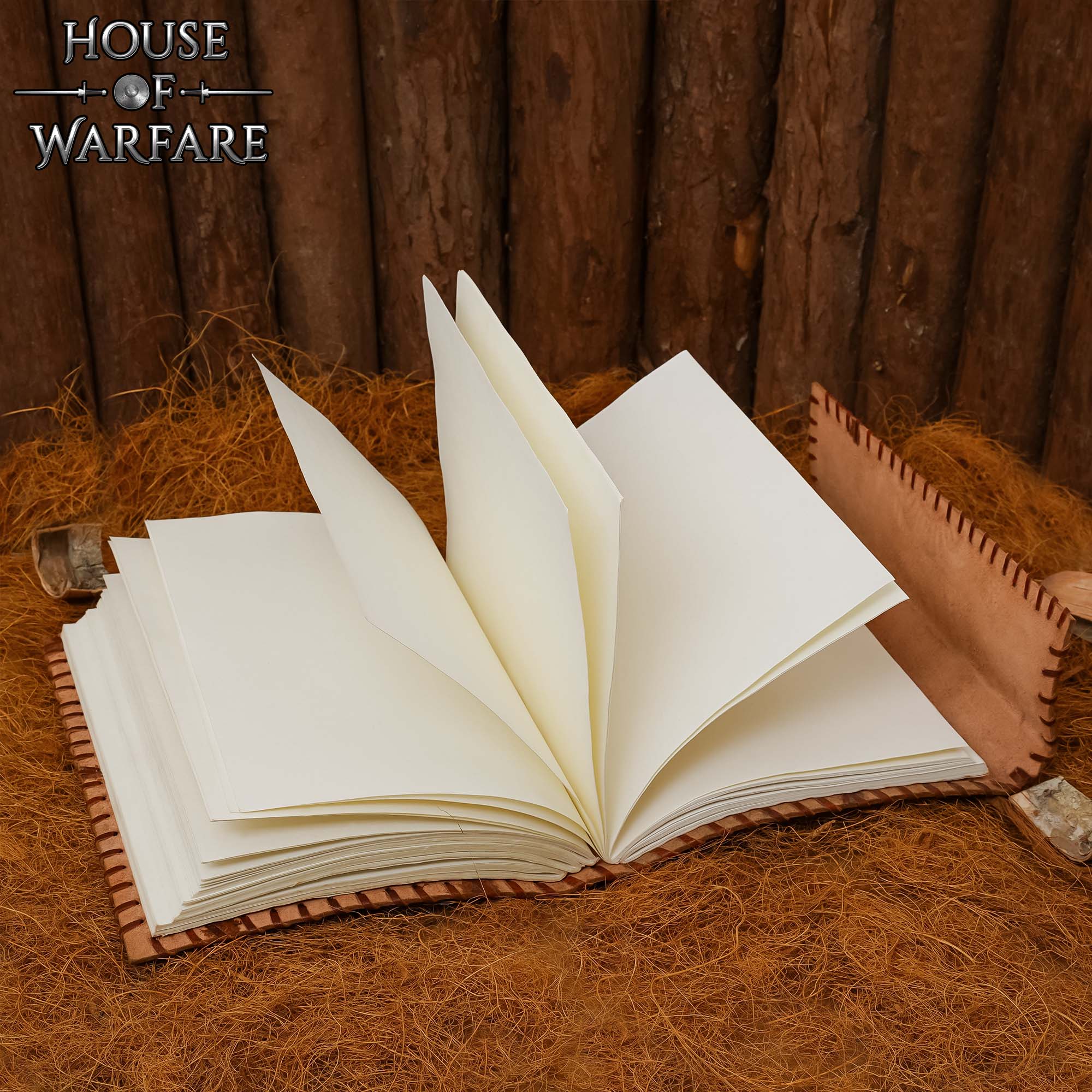 Imagen única de: Diario Medieval de Cuero - Diario de Cuero Auténtico Hecho a Mano