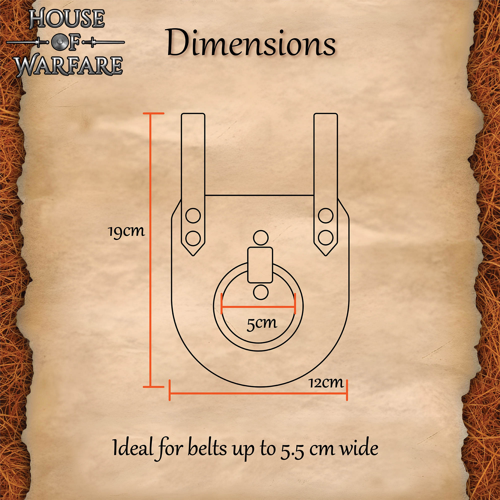 Imagen única de: Portahachas de Cuero