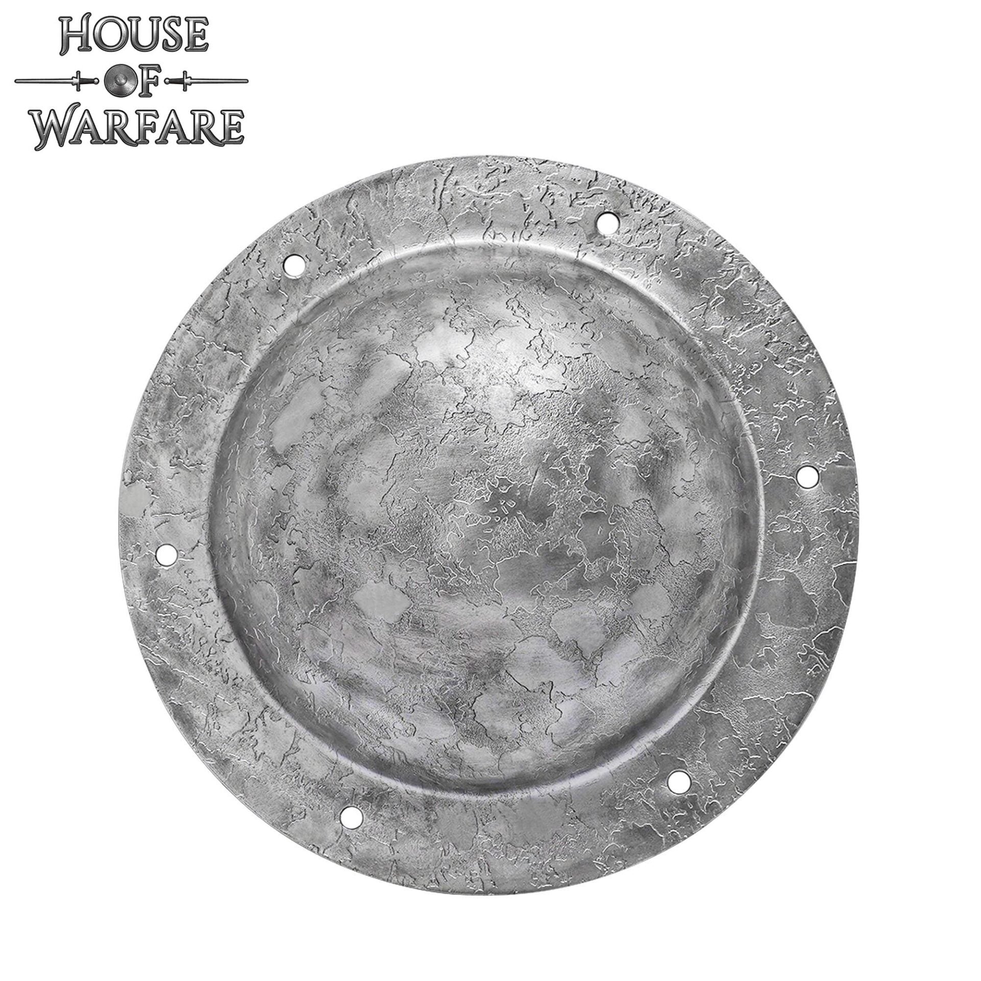 Imagen única de: Escudo Medieval de Acero Texturado Boss Umbo