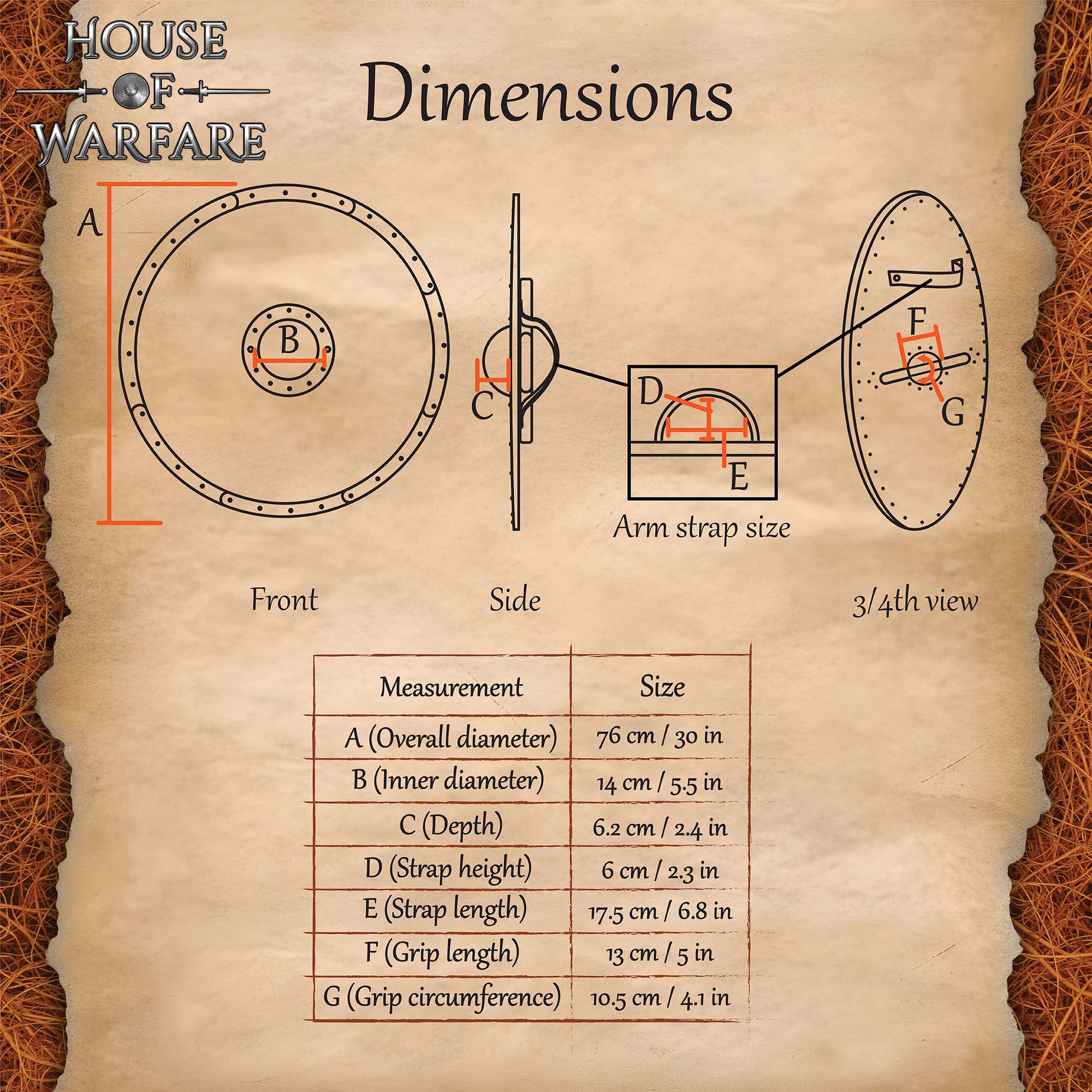 Imagen única de: Escudo de Guerrero Vikingo