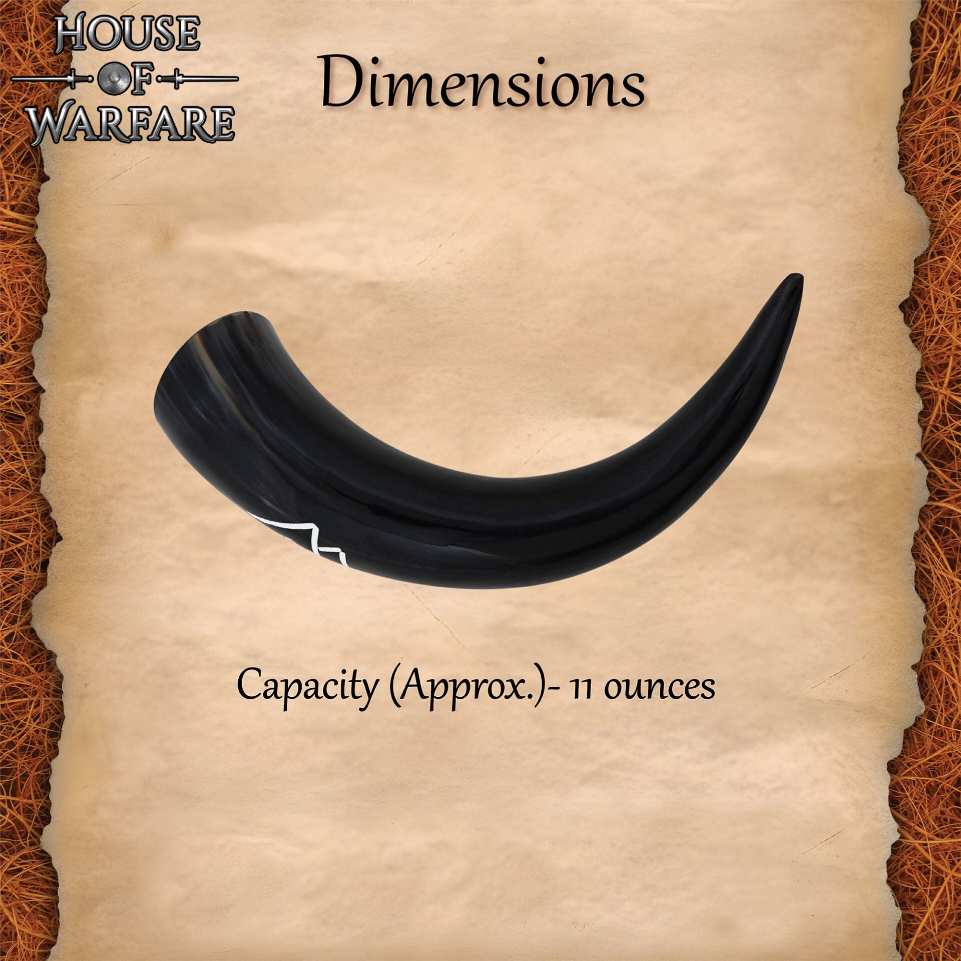 Imagen única de: Viking Valknut 300 Ml Cuerno para Beber Original