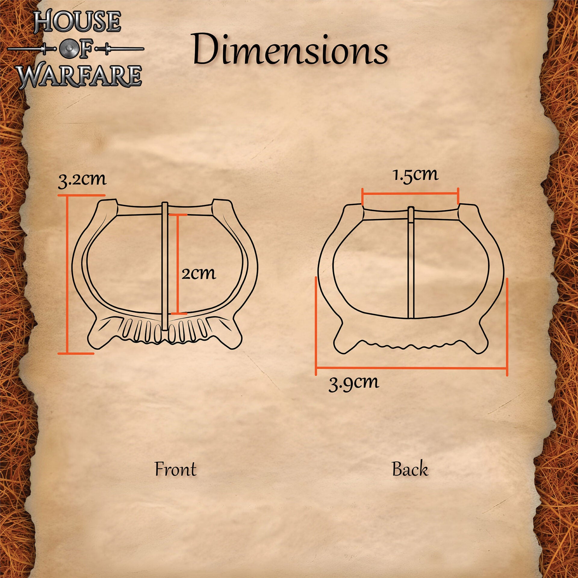 Imagen única de: Hebilla Medieval Pequeña
