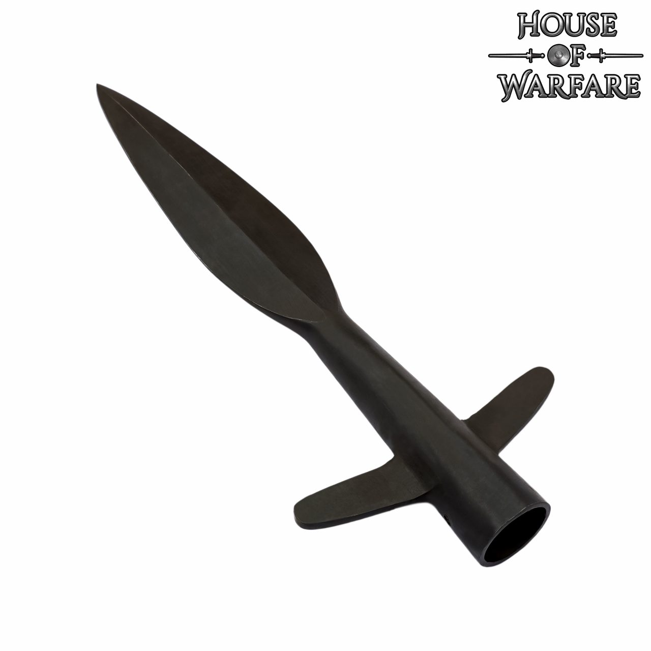 Imagen única de: Punta de Lanza Medieval Alada Forjada a Mano