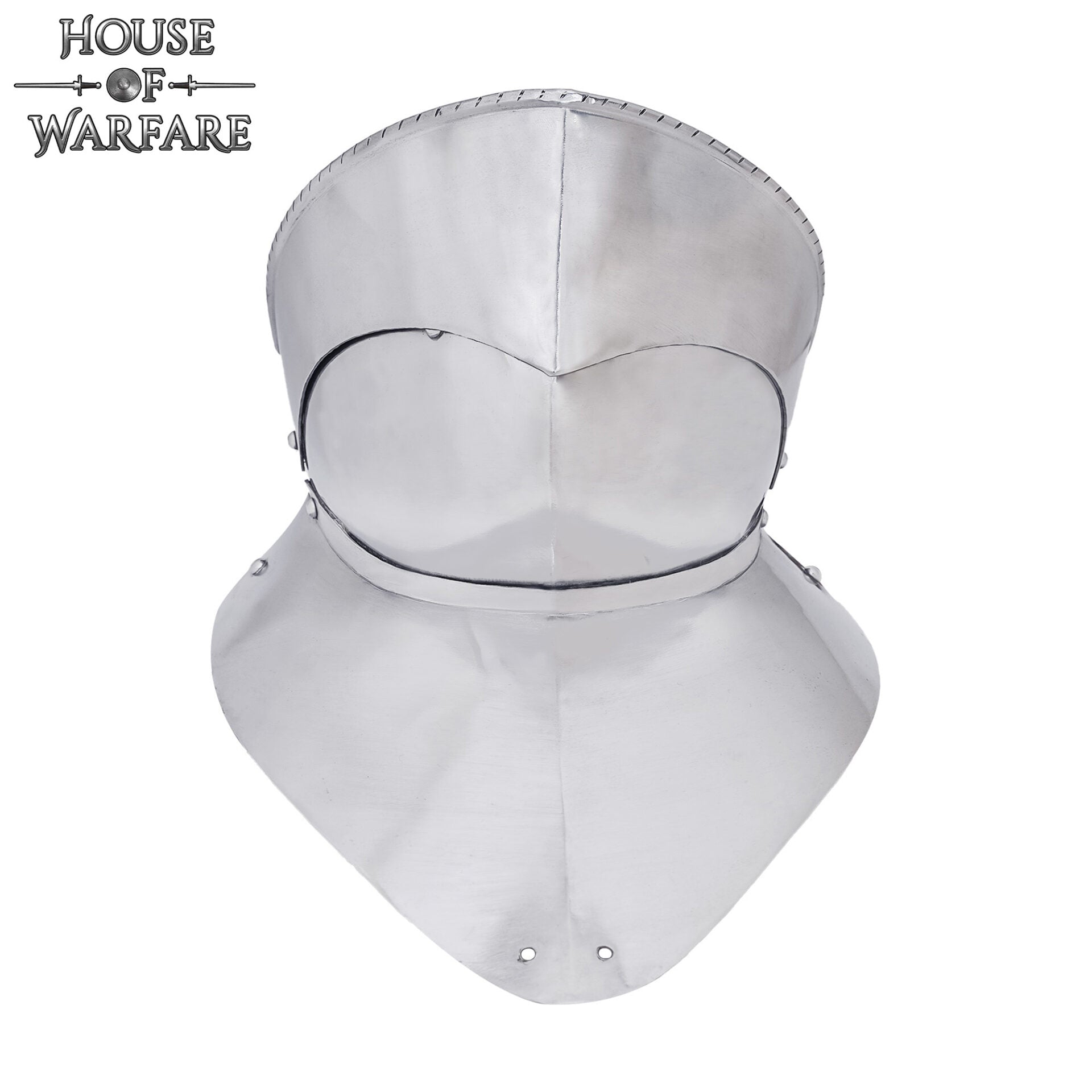 Imagen única de: Gorget de Acero del Siglo Xv con Bevor Pivotante