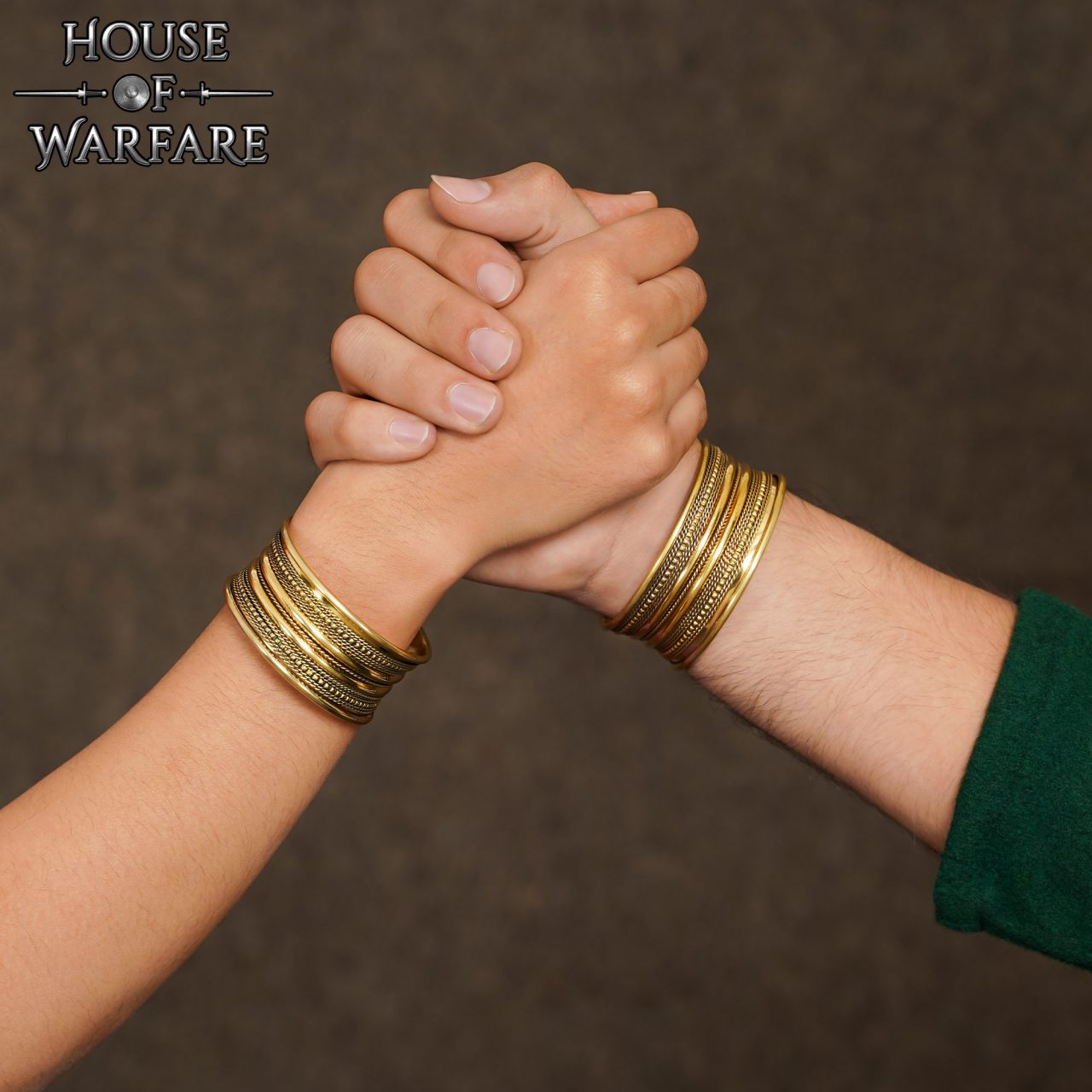 Imagen única de: Pulsera Medieval de Latón Macizo Fantasía