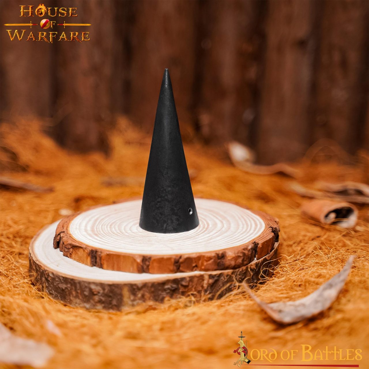 Punta de Lanza Forjada a Mano - Virola Romana para Cañas de Madera - Imagen 17