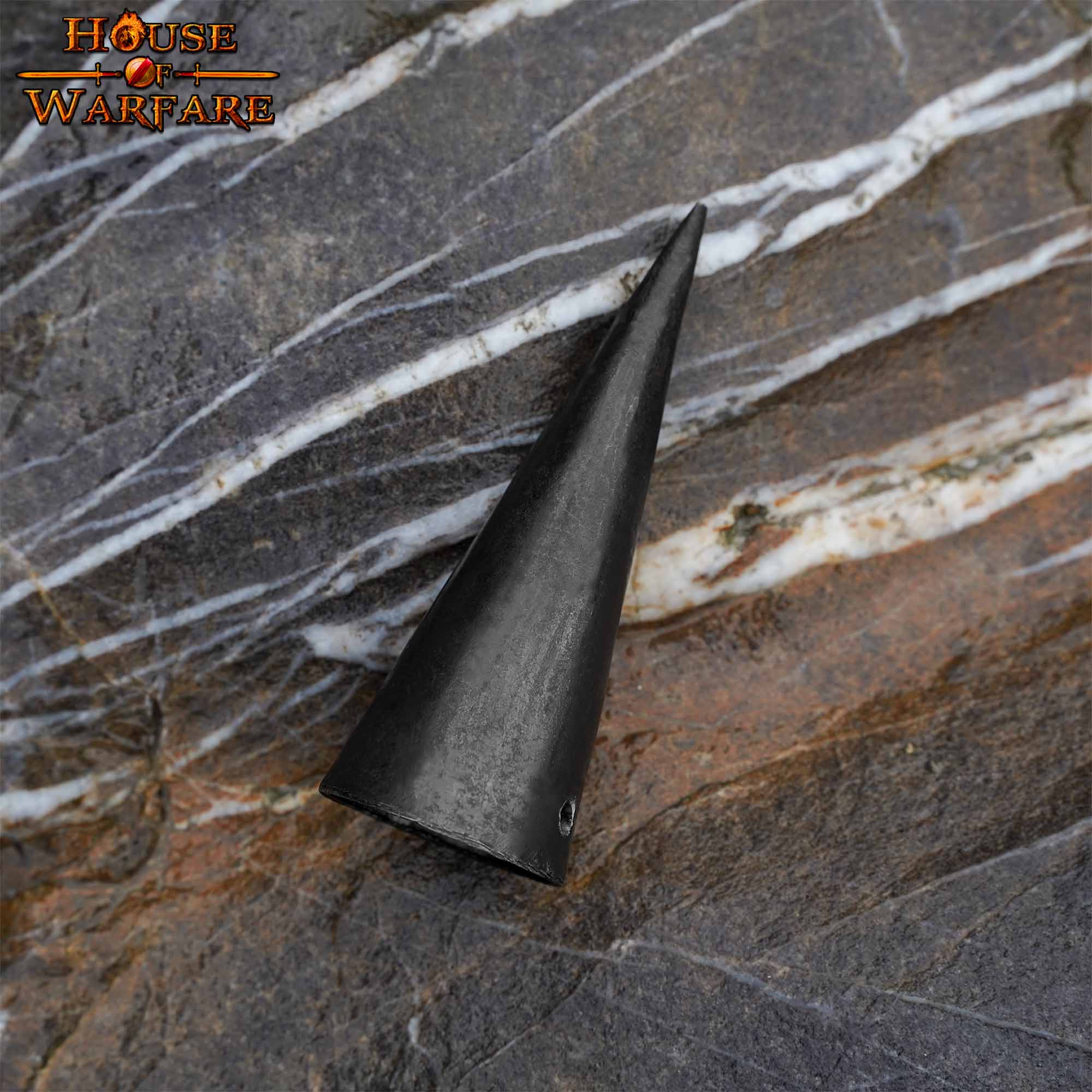 Punta de Lanza Forjada a Mano - Virola Romana para Cañas de Madera - Imagen 19