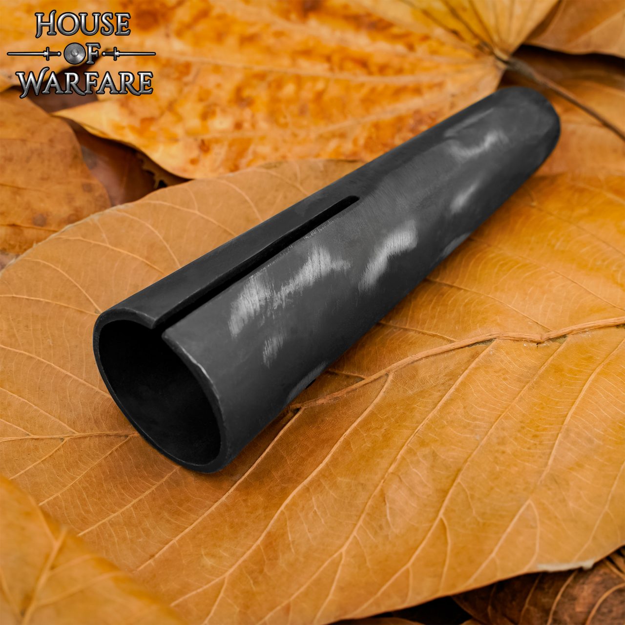 Imagen única de: Caperuza Roma Forjada a Mano 10 Cm - Caperuza de Punta de Asta de Lanza - Accesorio para Arma de Asta de Recreación Medieval - Diámetro 3,3 Cm