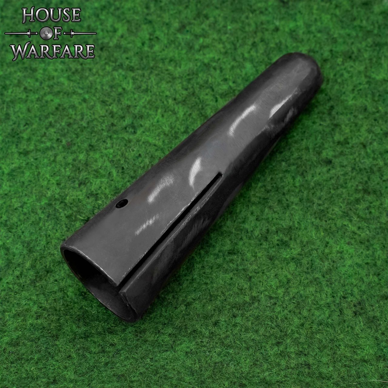 Imagen única de: Caperuza Roma Forjada a Mano 10 Cm - Caperuza de Punta de Asta de Lanza - Accesorio para Arma de Asta de Recreación Medieval - Diámetro 3,3 Cm