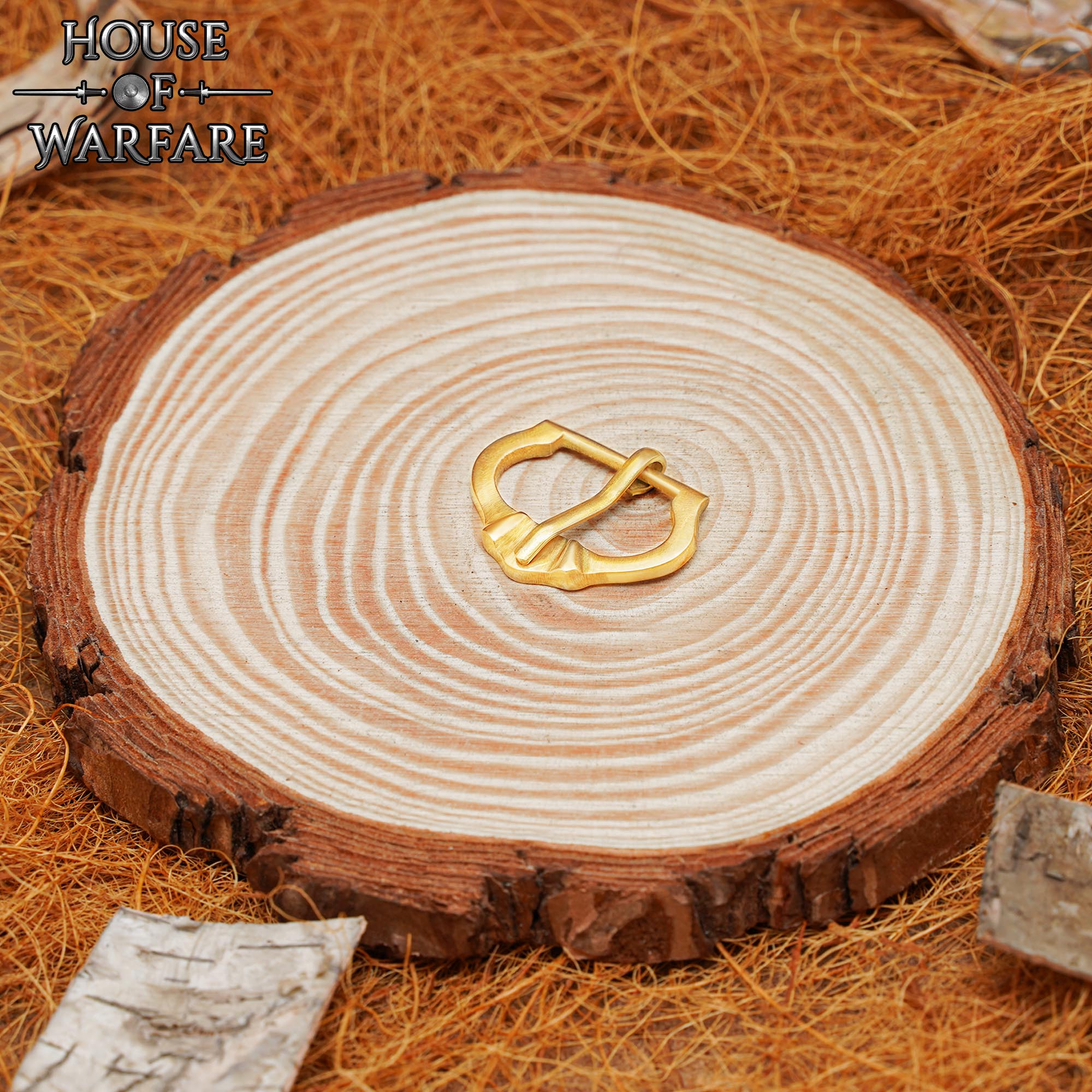 Imagen única de: Hebilla Medieval Pequeña de Latón