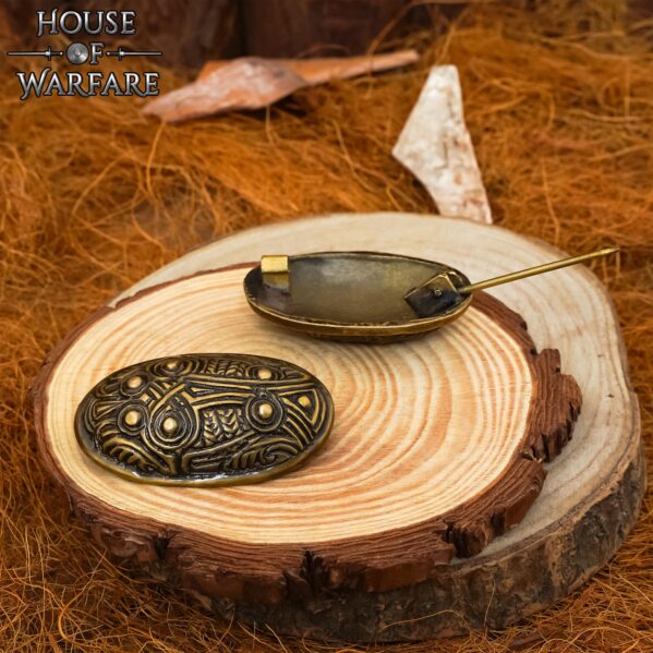 Imagen única de: Broche de Latón Macizo Viking Hedeby