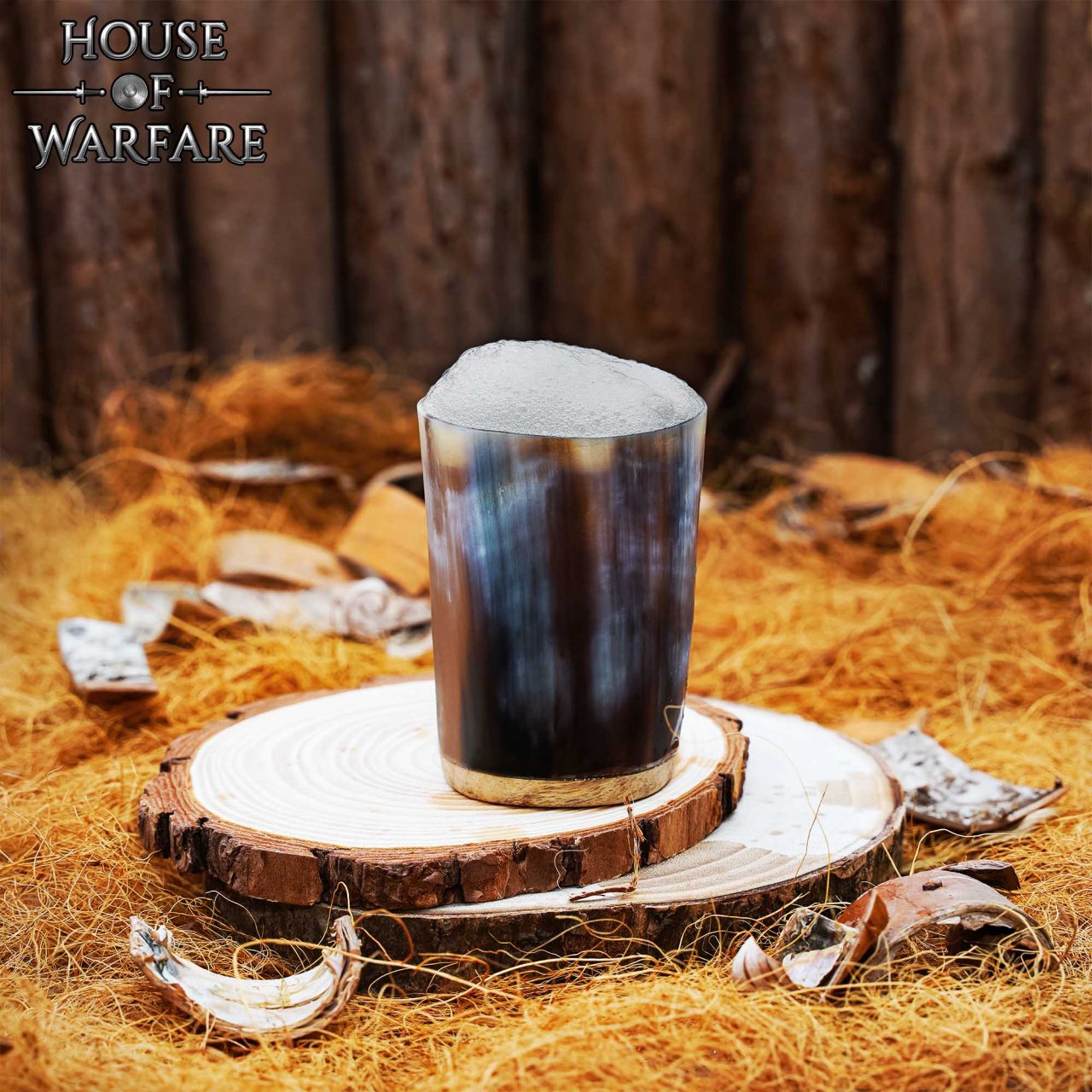 Imagen única de: Vaso Pequeño de Cuerno Hecho a Mano Vajilla de Cuerno Auténtico