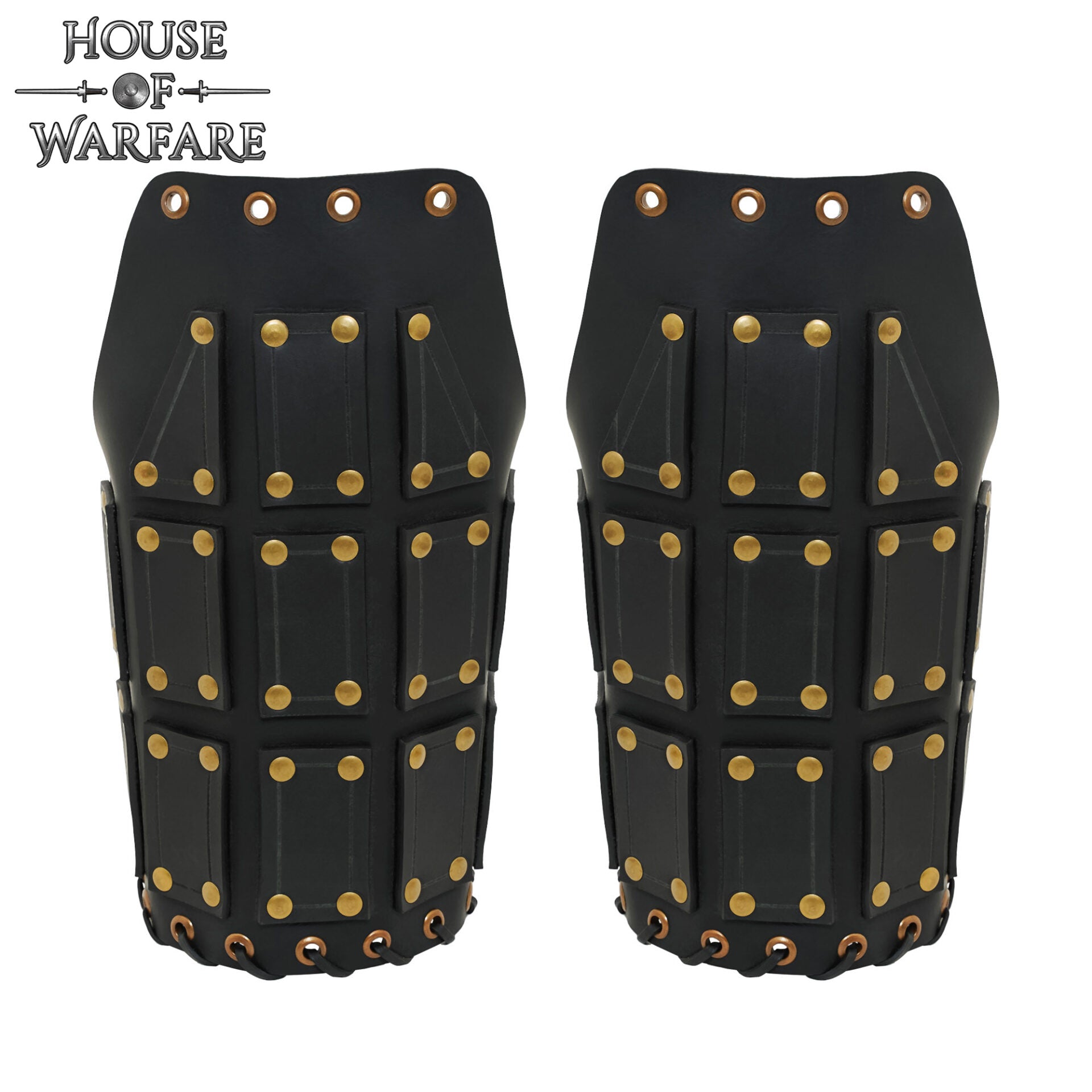 Imagen única de: Hombreras de Cuero / Pauldrons Negro