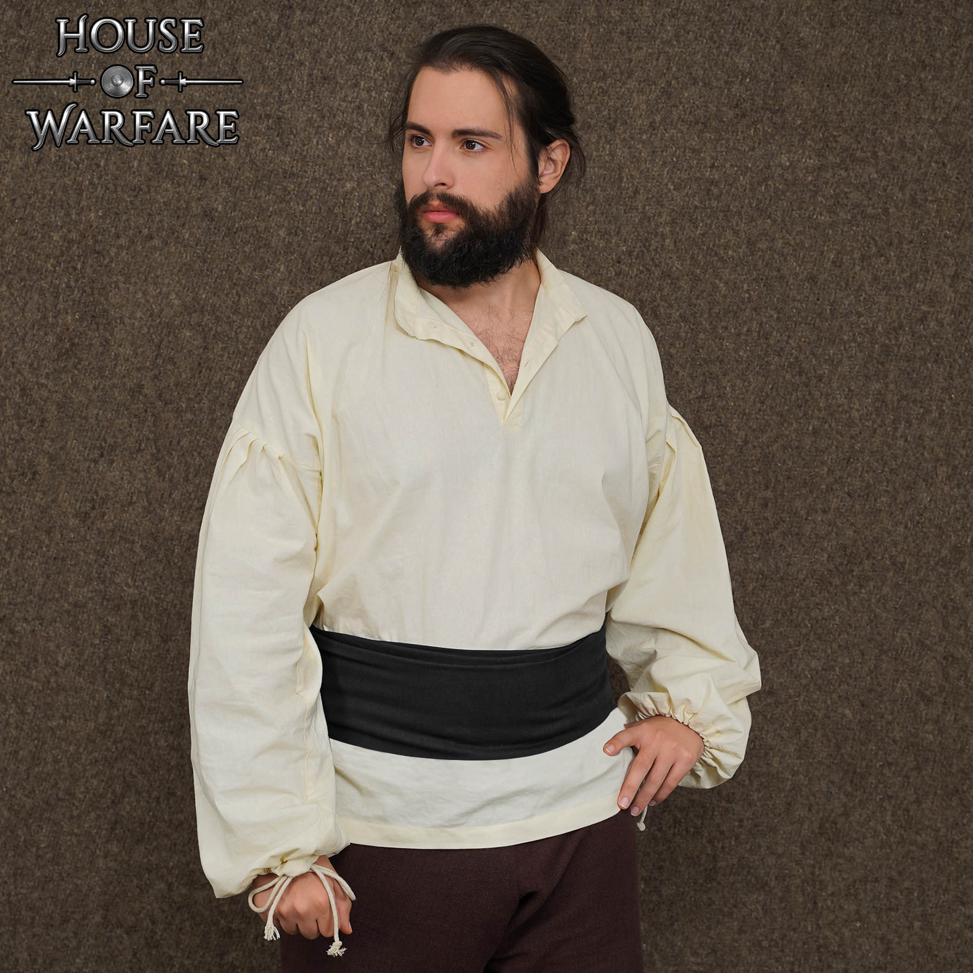 Imagen única de: Fajín Pirata de Algodón Negro - 12 Pies- Accesorio Cinturón para Disfraces Históricos