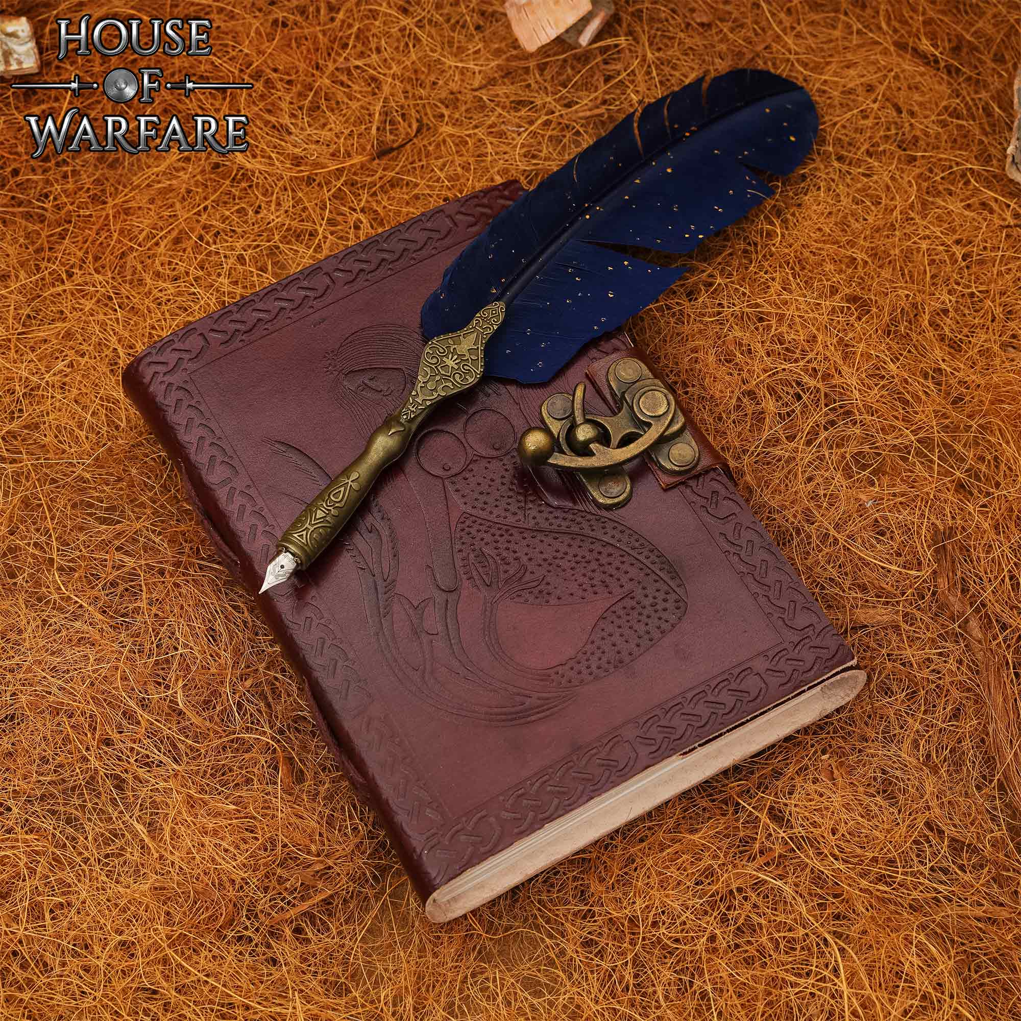 Imagen única de: Diario de Cuero Auténtico Hecho a Mano The Mermaid