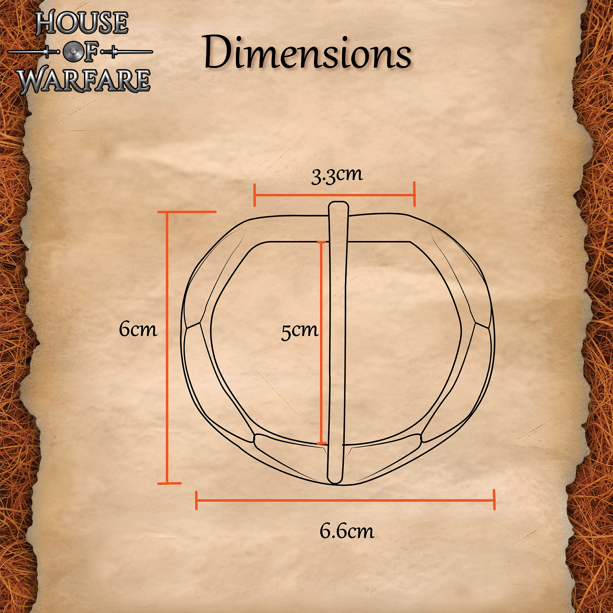 Imagen única de: Hebilla Medieval Forjada a Mano para Cinturones Medievales de Fantasía