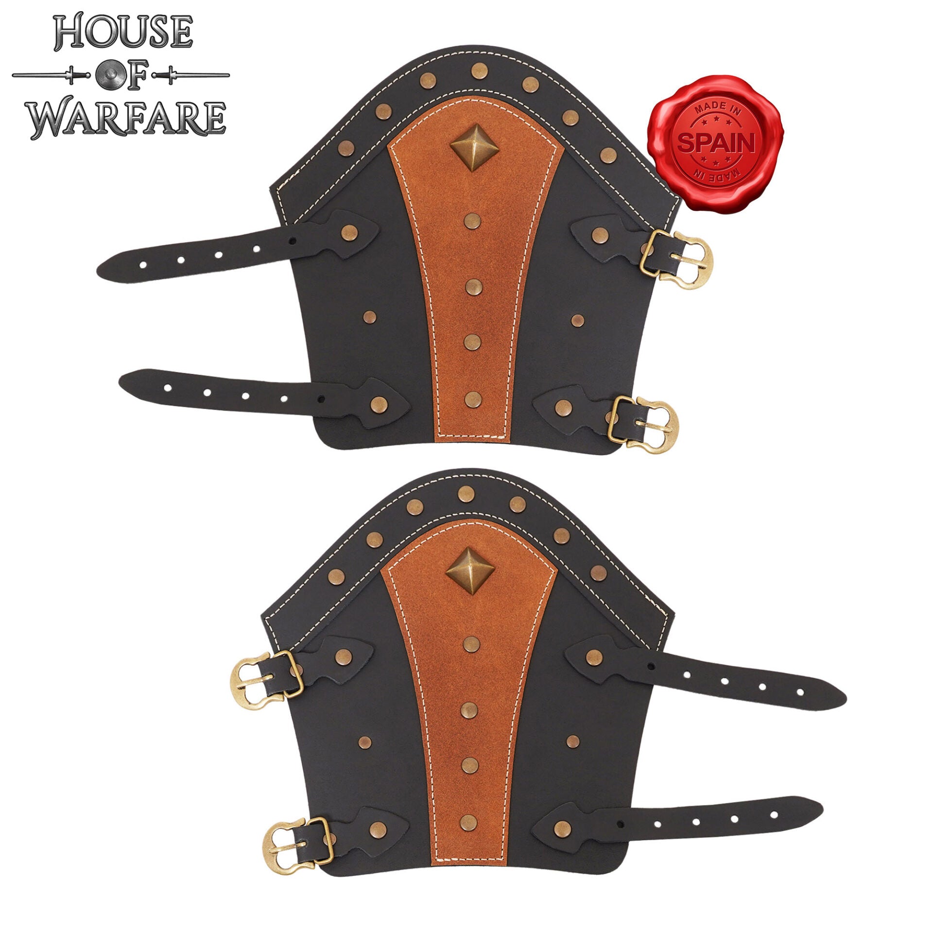 Imagen única de: Brazales de Soldado Mongol de Fantasía