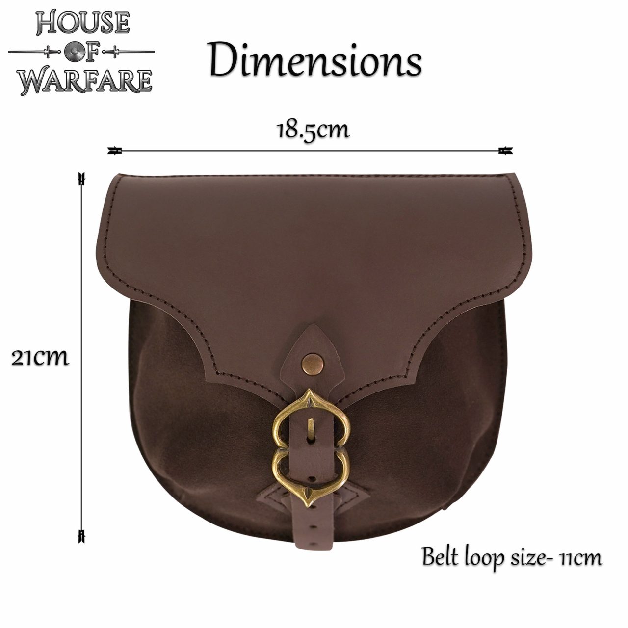 Imagen única de: Mercader del Reino - Riñonera de Cuero Auténtico