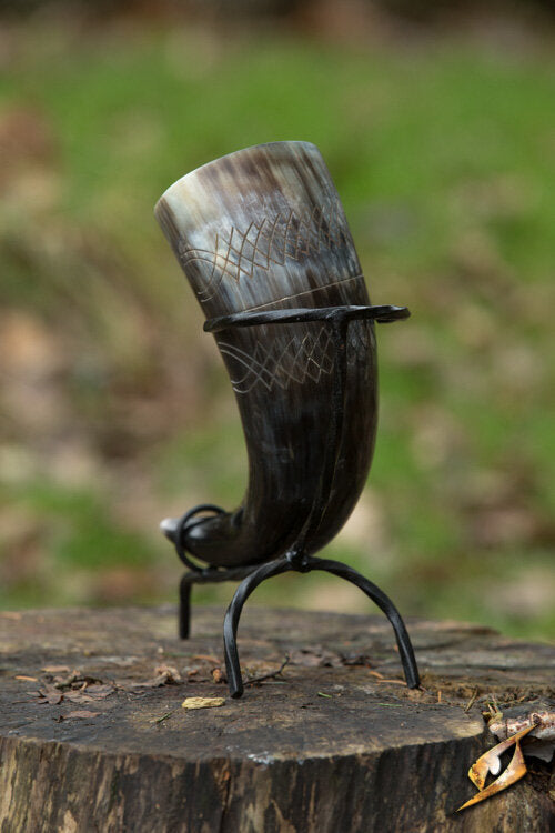 Imagen única de: Cuerno Para Beber Chieftain 0,5 L Con Soporte