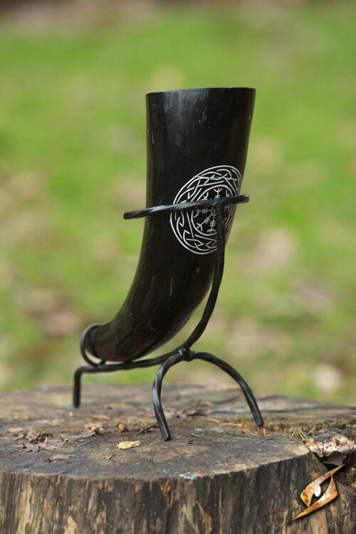 Imagen única de: Cuerno Aegishjalmur Con Soporte