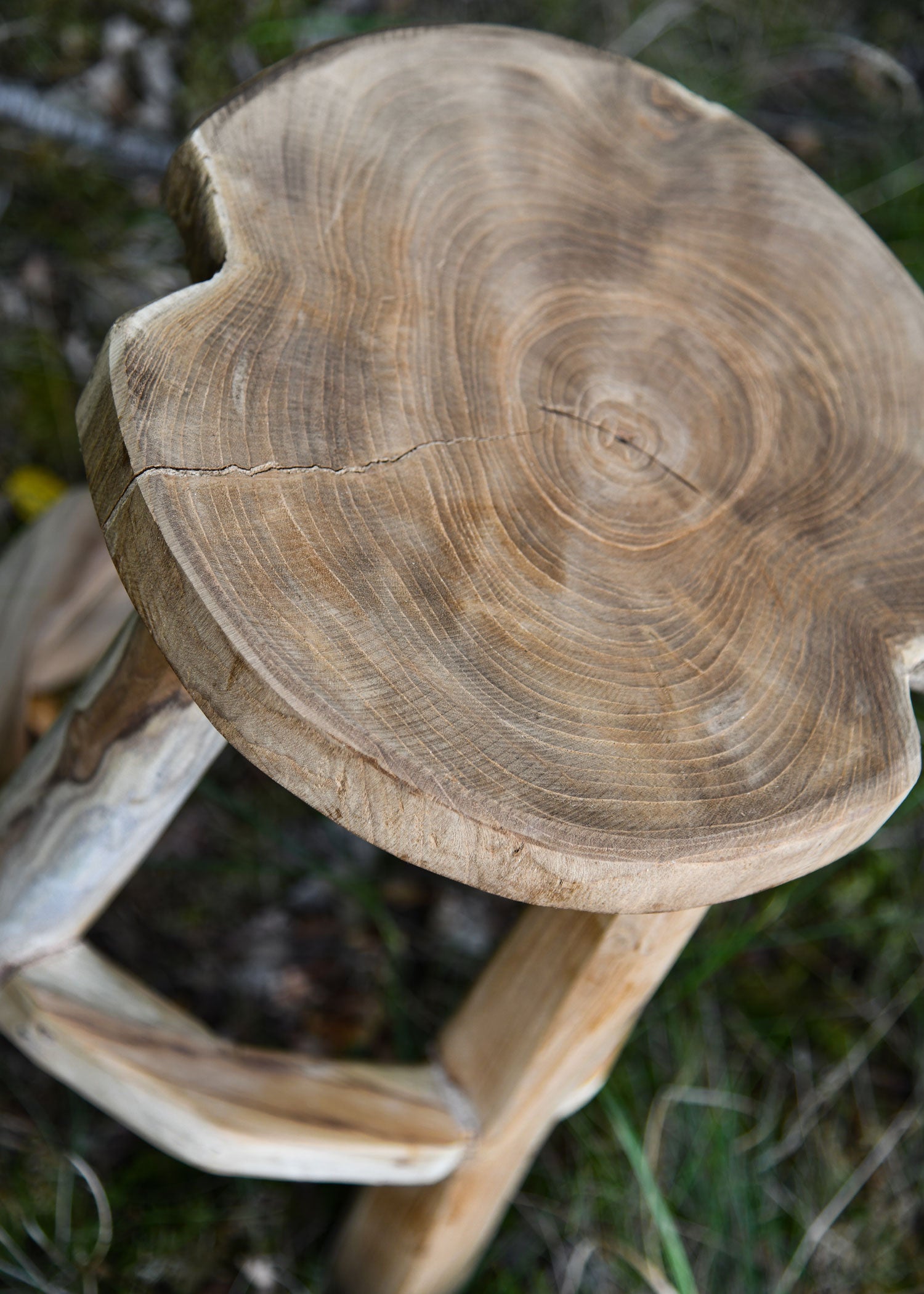 Imagen única de: Taburete De Madera De Aprox. 45 Cm De Altura.