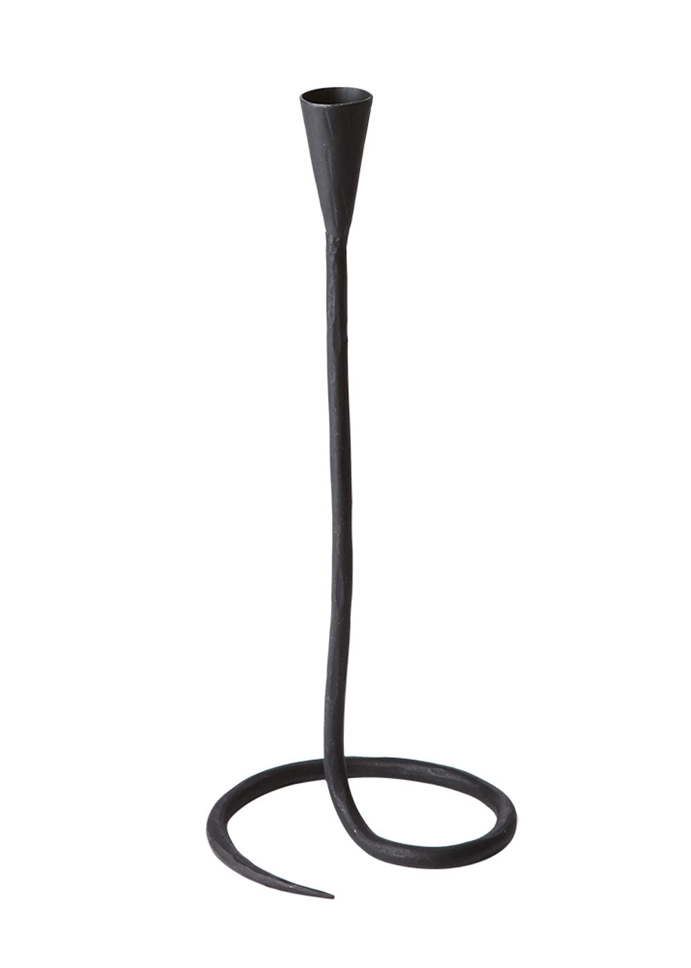 Imagen única de: Portavelas De Mesa Forjado Para Velas De Palo