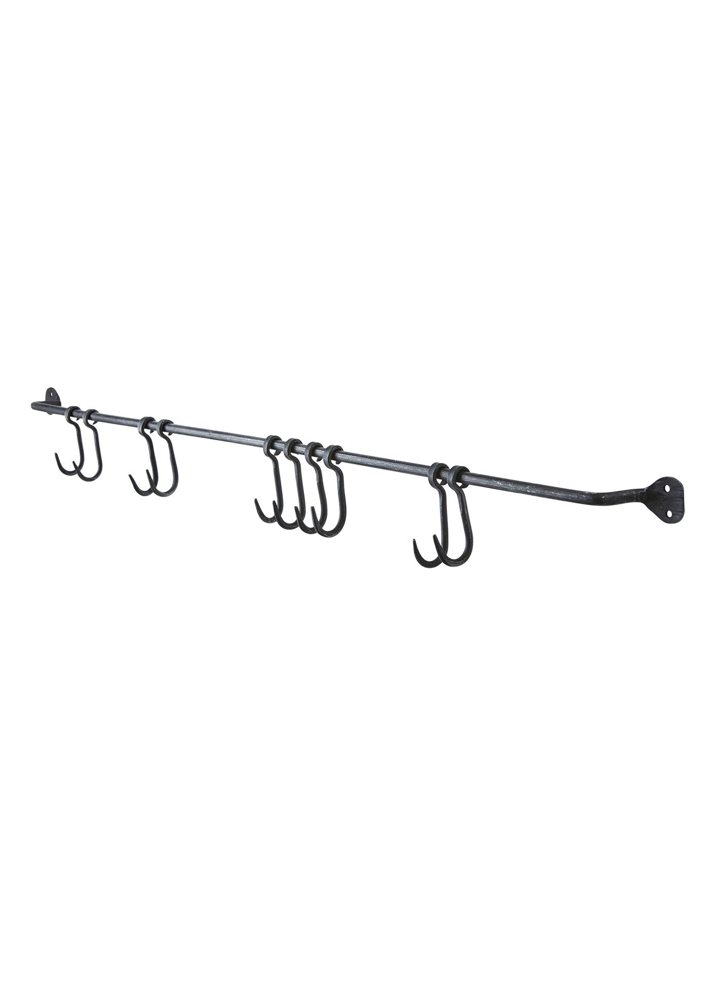 Imagen única de: Varilla Forjada A Mano Para Montaje En Pared, Aprox. 91 Cm, Incluye Gancho