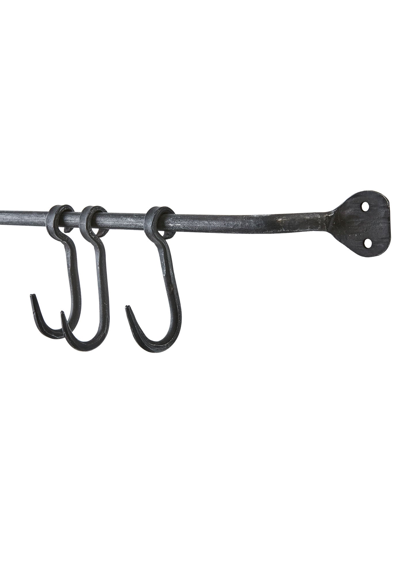 Imagen única de: Varilla Forjada A Mano Para Montaje En Pared, Aprox. 91 Cm, Incluye Gancho