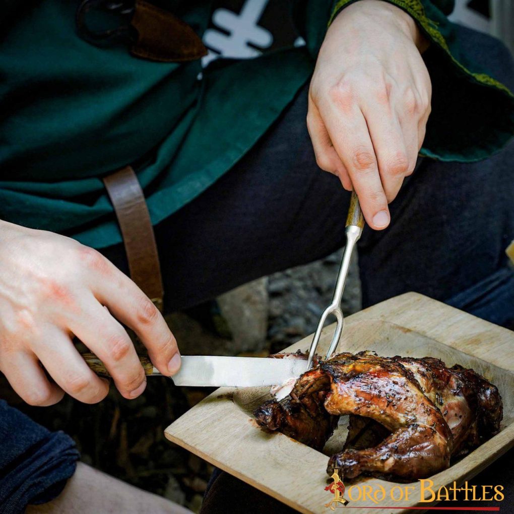 Imagen única de: Juego de Cuchillos y Tenedores de Acero Inoxidable Totalmente Funcionales Hechos a Mano