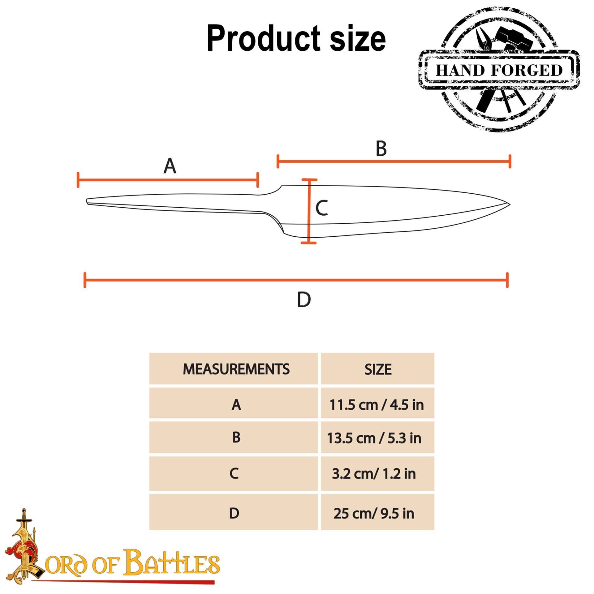 Imagen única de: Hoja de Acero Rústico Forjada a Mano con Espiga Personalizable para Campamento, Cocina y Exposición