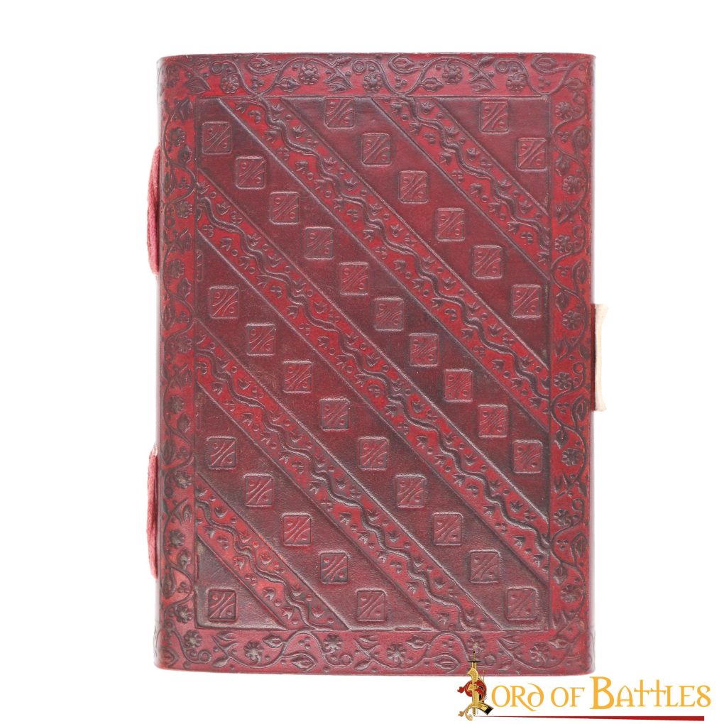 Imagen única de: Diario Medieval de Cuero "el Árbol de la Vida" - Diario Artesanal con Cerradura de Latón