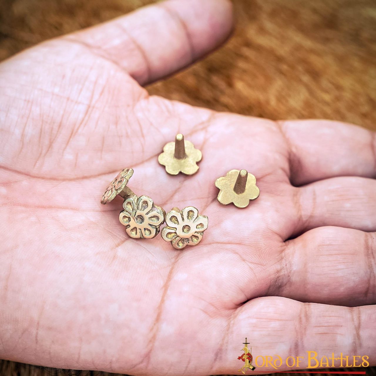 Imagen única de: Rosetones Medievales de Latón - Pack de 5