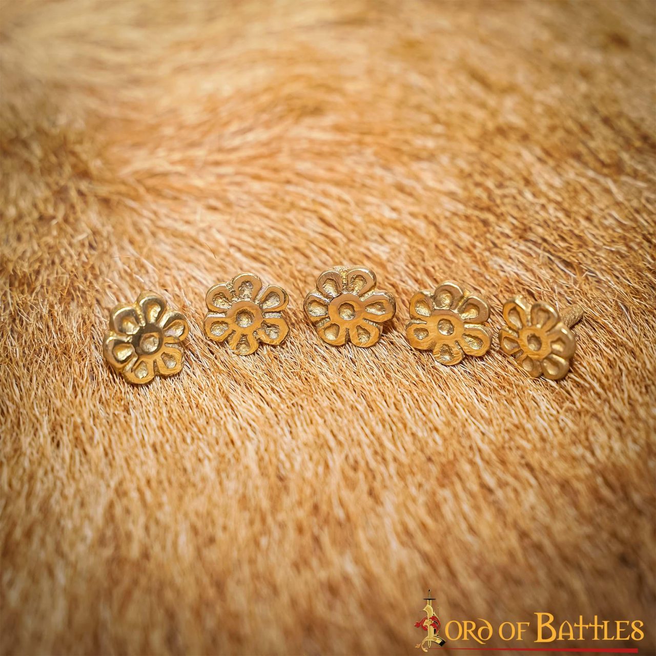 Imagen única de: Rosetones Medievales de Latón - Pack de 5